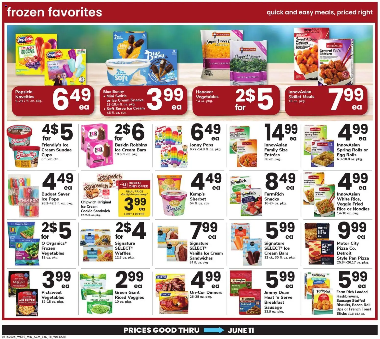 Acme Big Book of Savings - valid from 15.05.2026 | Page: 18 | Products: Rice, Vegetables, Sausage, UPS