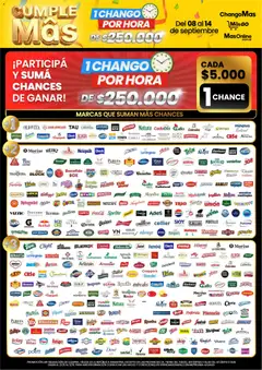 Vista previa Changomas Ofertas válido desde el 08/09/2026 | Página: 14