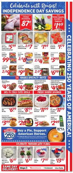 Preview of Rouses weekly ads valid from 07/01/2026 | Page: 3 | Products: Bakery, Box, Cookies, Hot Dogs