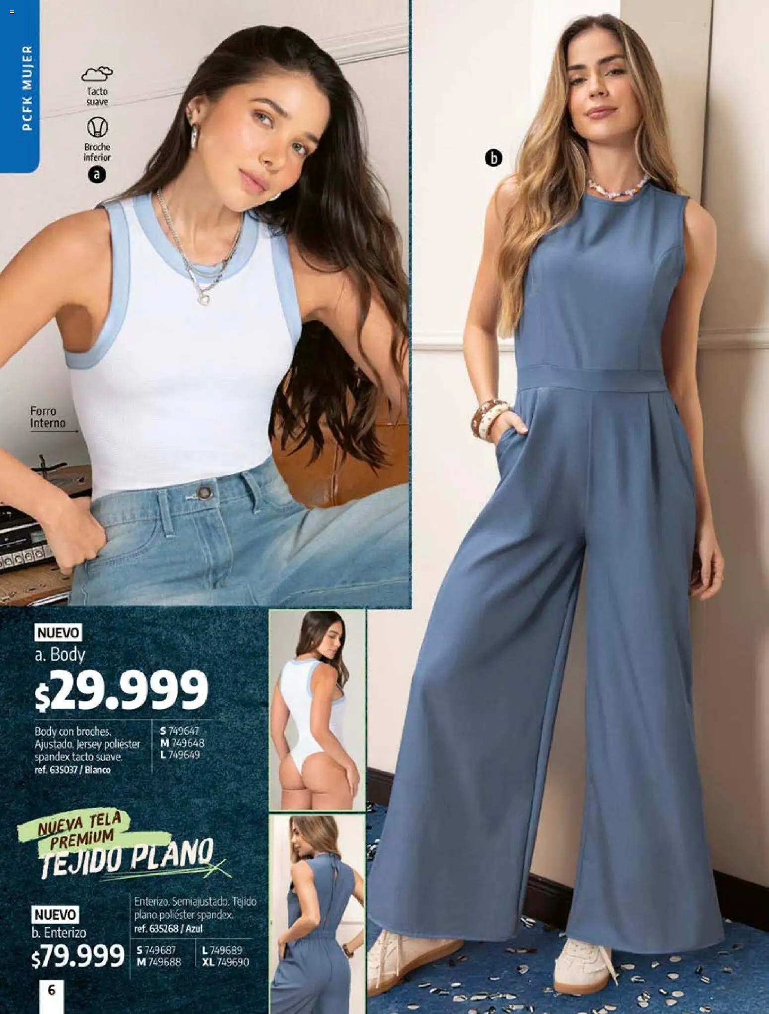 Pacifika revista - valida desde el 12/07/2026 | Página: 6 | Productos: Body, Enterizo