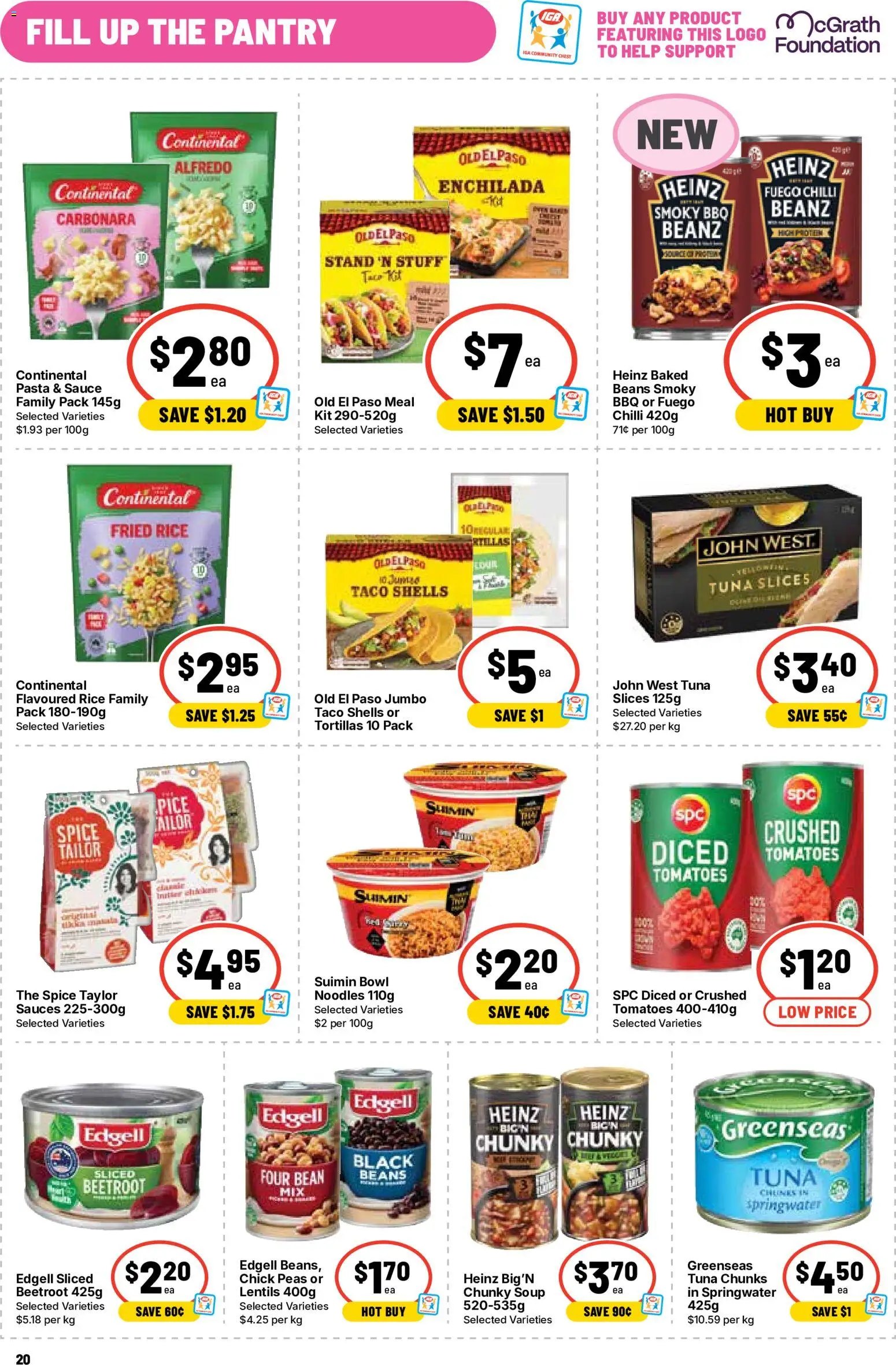 Ritchies catalogue - valid from 23/09/2026 | Page: 20 | Products: Tomatoes, Sauces, Pasta, Chilli