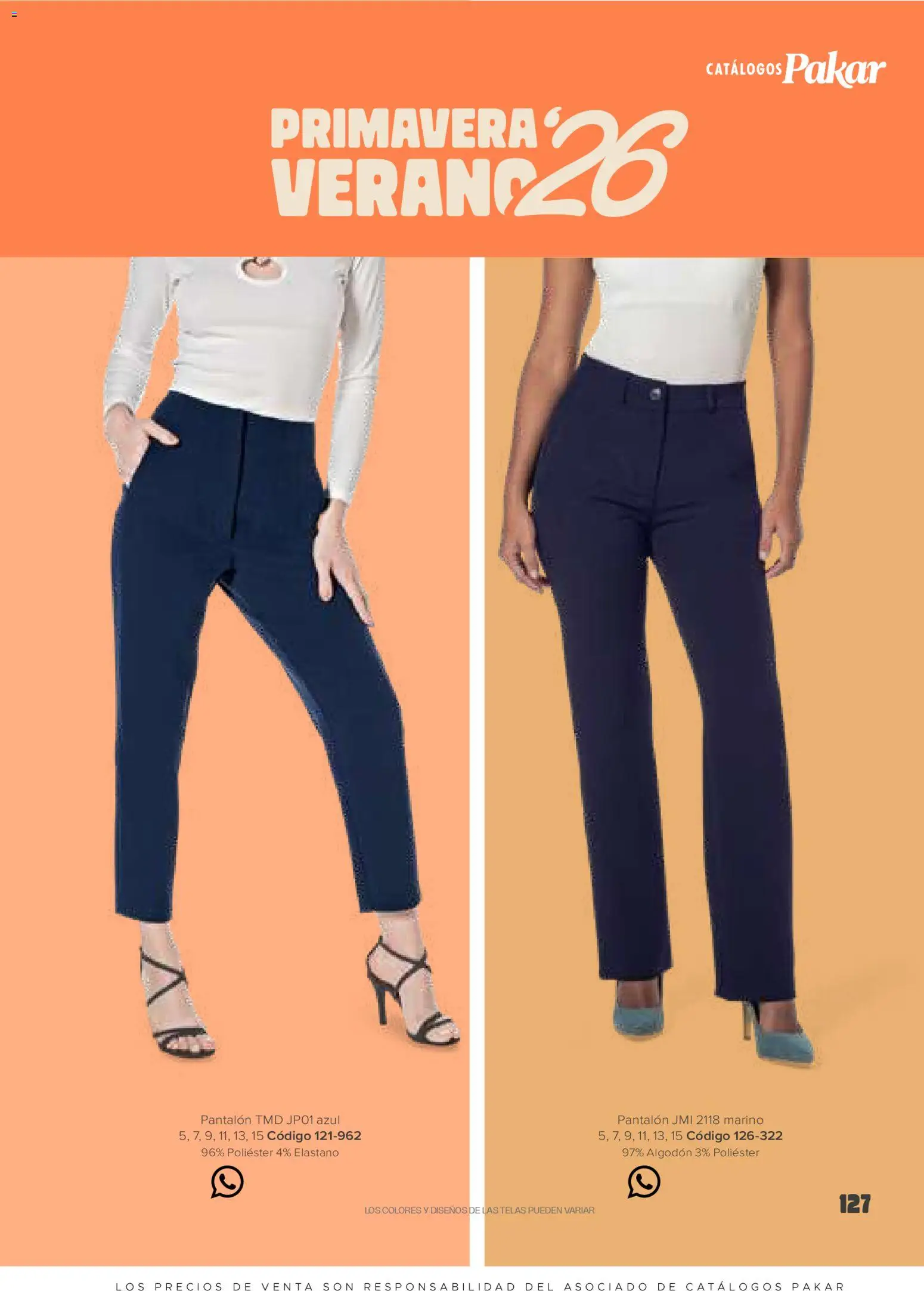 Nuevas ofertas de SC Pakar válidas en toda la República Mexicana desde el 30.01.2026. ¡Encuentra las mejores ofertas en SC Pakar catálogo Ropa! | Página: 127 | Productos: Algodón