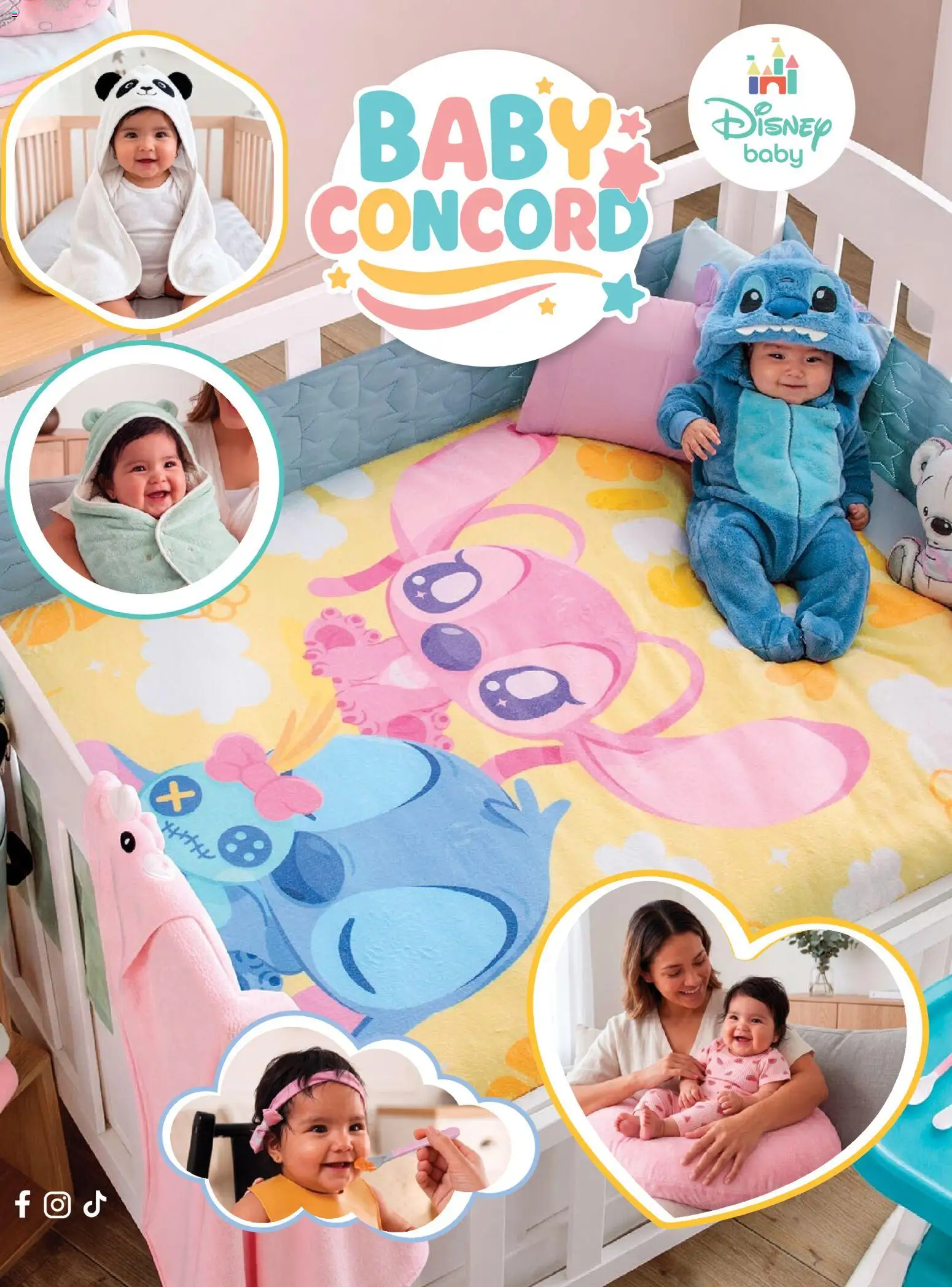 Nuevas ofertas de Colchas Concord válidas en toda la República Mexicana desde el 15/10/2026. ¡Encuentra las mejores ofertas en Colchas Concord catálogo Colección Bebé Disney! | Página: 1