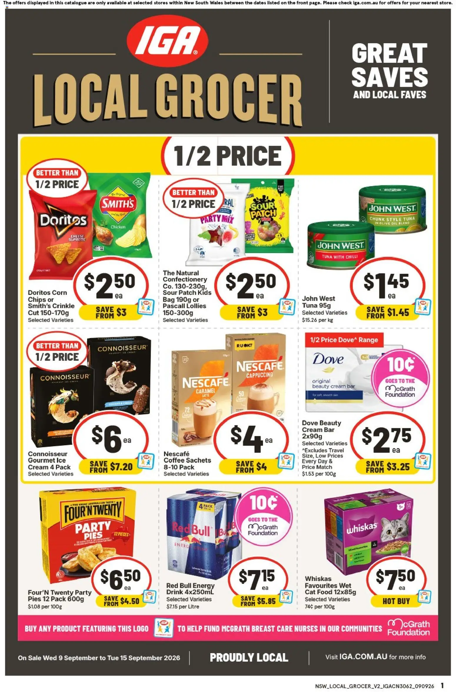 IGA catalogue - valid from 09/09/2026 | Page: 1