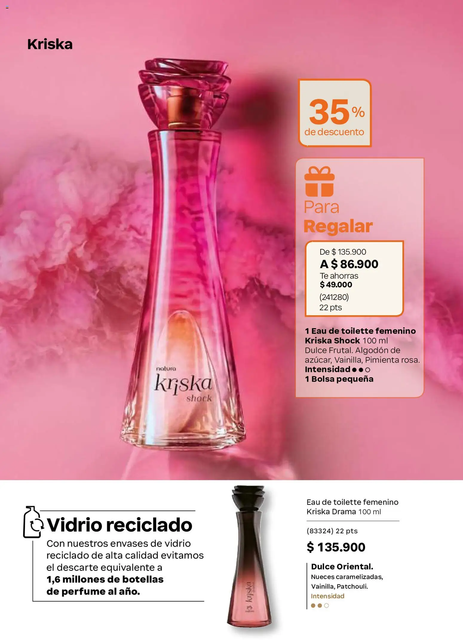 Natura revista - valida desde el 02/09/2026 | Página: 36 | Productos: Pimienta, Nueces, Bolsa, Perfume