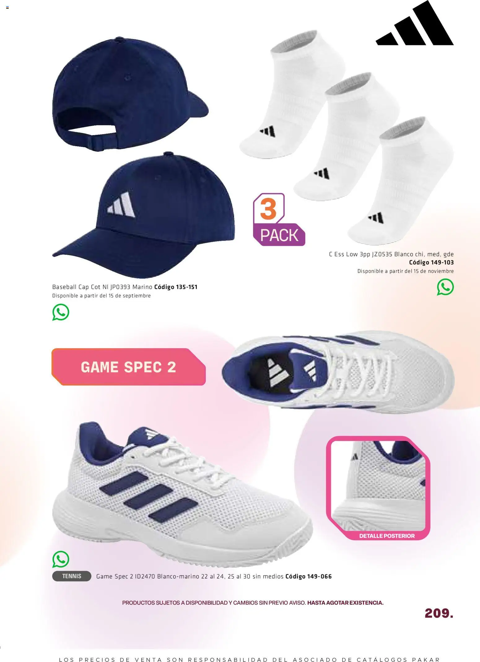 Nuevas ofertas de SC Pakar válidas en toda la República Mexicana desde el 28/08/2026. ¡Encuentra las mejores ofertas en SC Pakar catálogo Otoño! | Página: 209