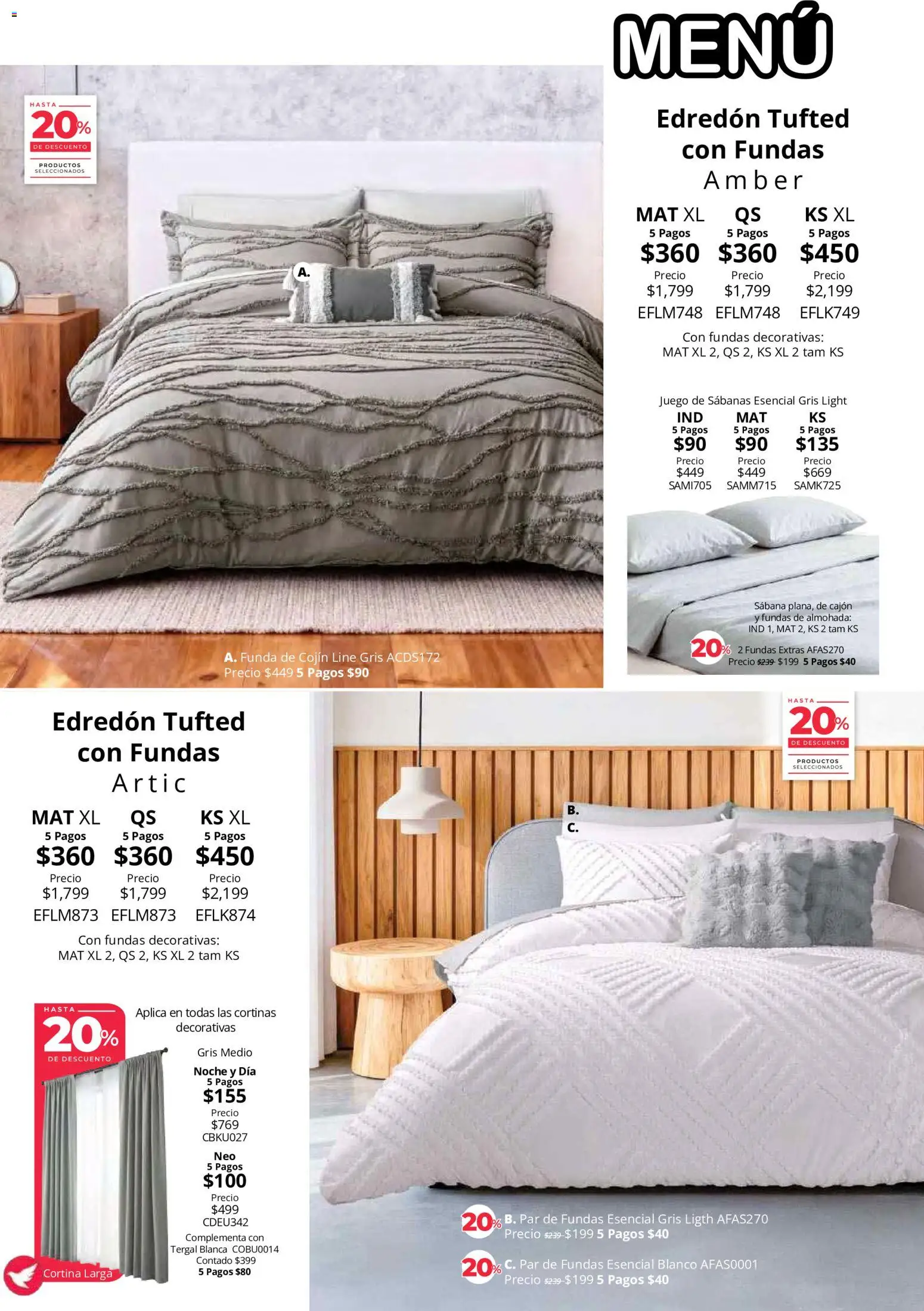 Nuevas ofertas de Colchas Concord válidas en toda la República Mexicana desde el 01/08/2026. ¡Encuentra las mejores ofertas en Colchas Concord catálogo! | Página: 37 | Productos: Juego, Almohada, Sabanas, Cortinas