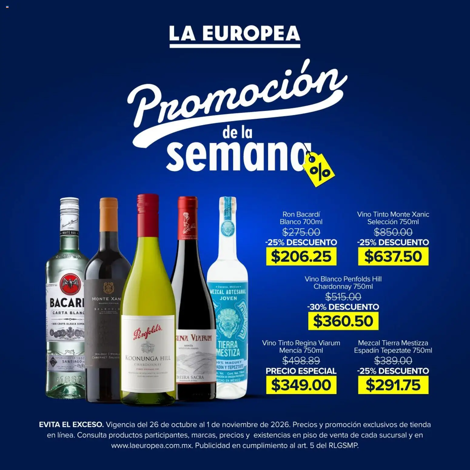Nuevas ofertas de La Europea válidas en toda la República Mexicana desde el 26/10/2026. ¡Encuentra las mejores ofertas en La Europea catálogo! | Página: 1