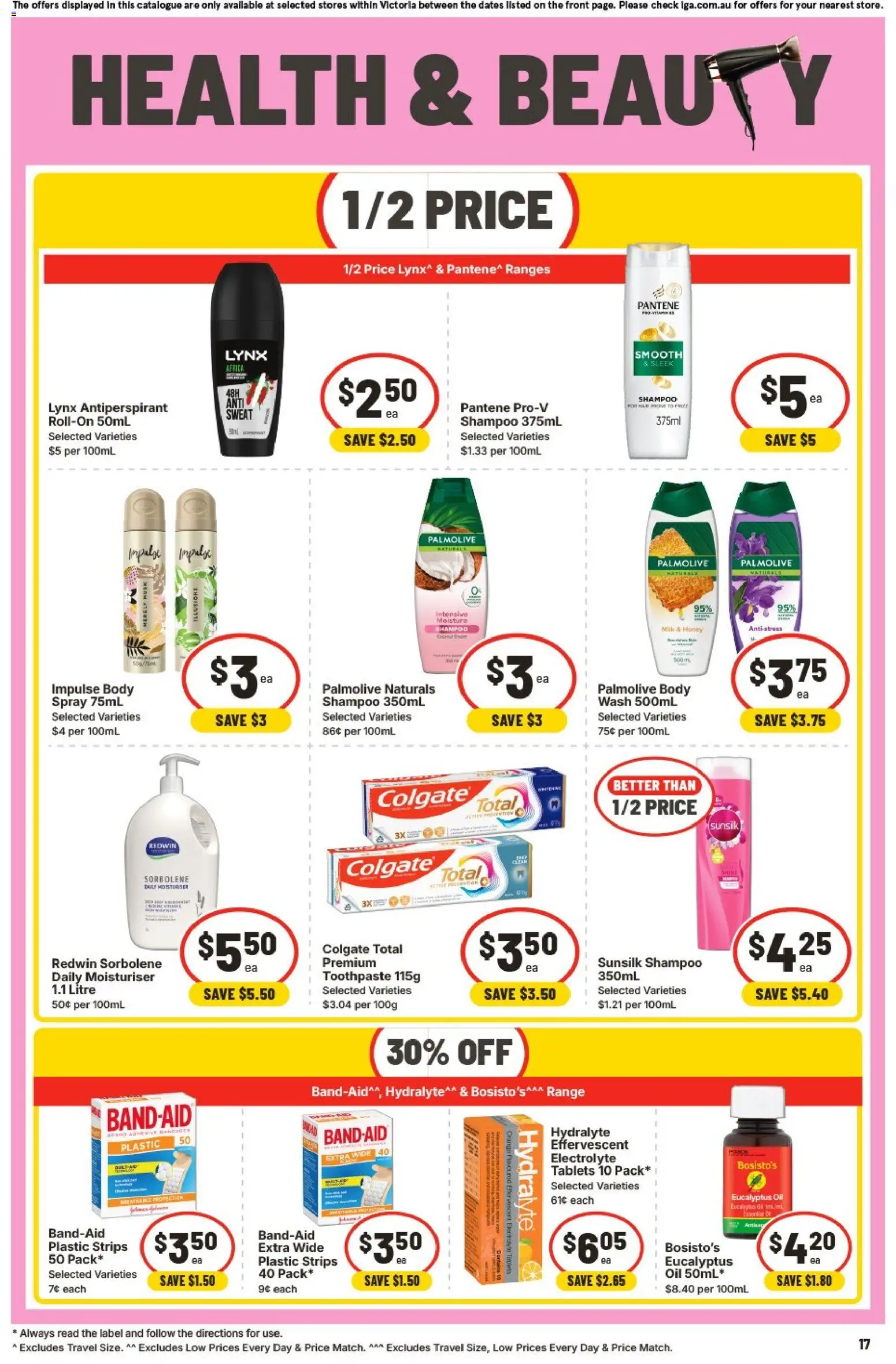 IGA catalogue - valid from 02/09/2026 | Page: 15 | Products: Shampoo, Honey, Toothpaste, Tablets