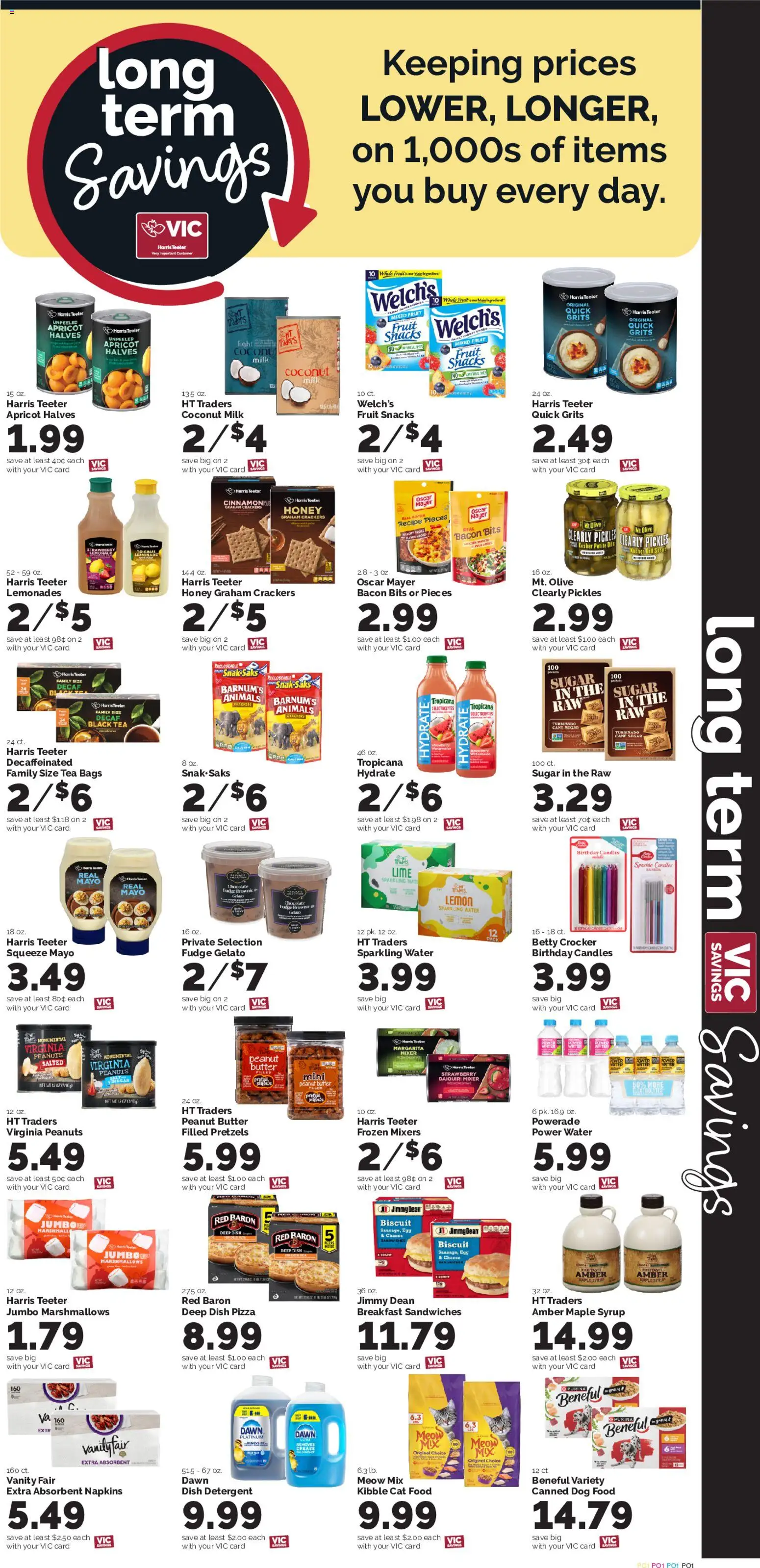 Harris Teeter Weekly Ad - SC - valid from 07/22/2026 | Page: 8 | Products: Vinegar, Dog Food, Chocolate, Detergent