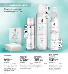 Vista previa Millanel - Catálogo válido desde el 27.04.2026 | Página: 76 | Productos: Desmaquillante, Jabón, Bruma, Agua