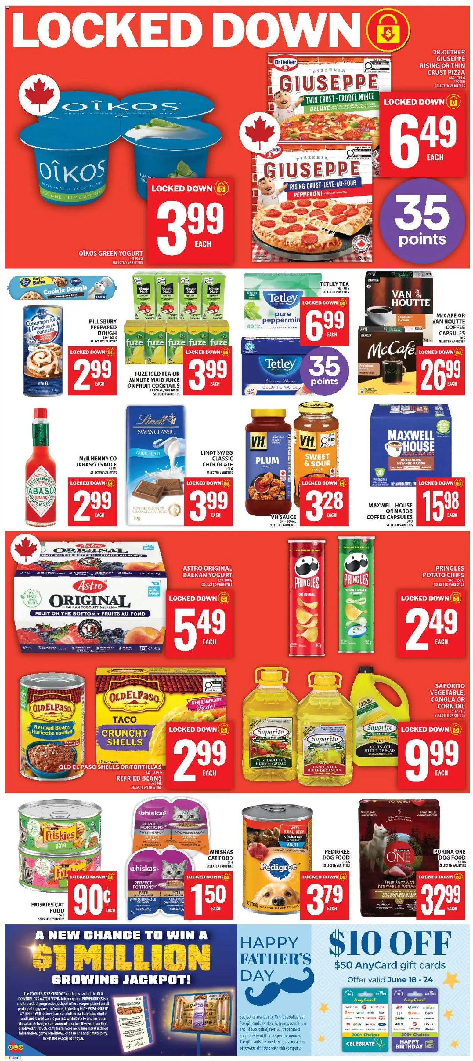 Food Basics flyer valid from 18.06.2026 | Page: 10 | Products: Game, Milk, Yogurt, Juice