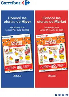 Vista previa Carrefour ofertas válido desde el 21/07/2026