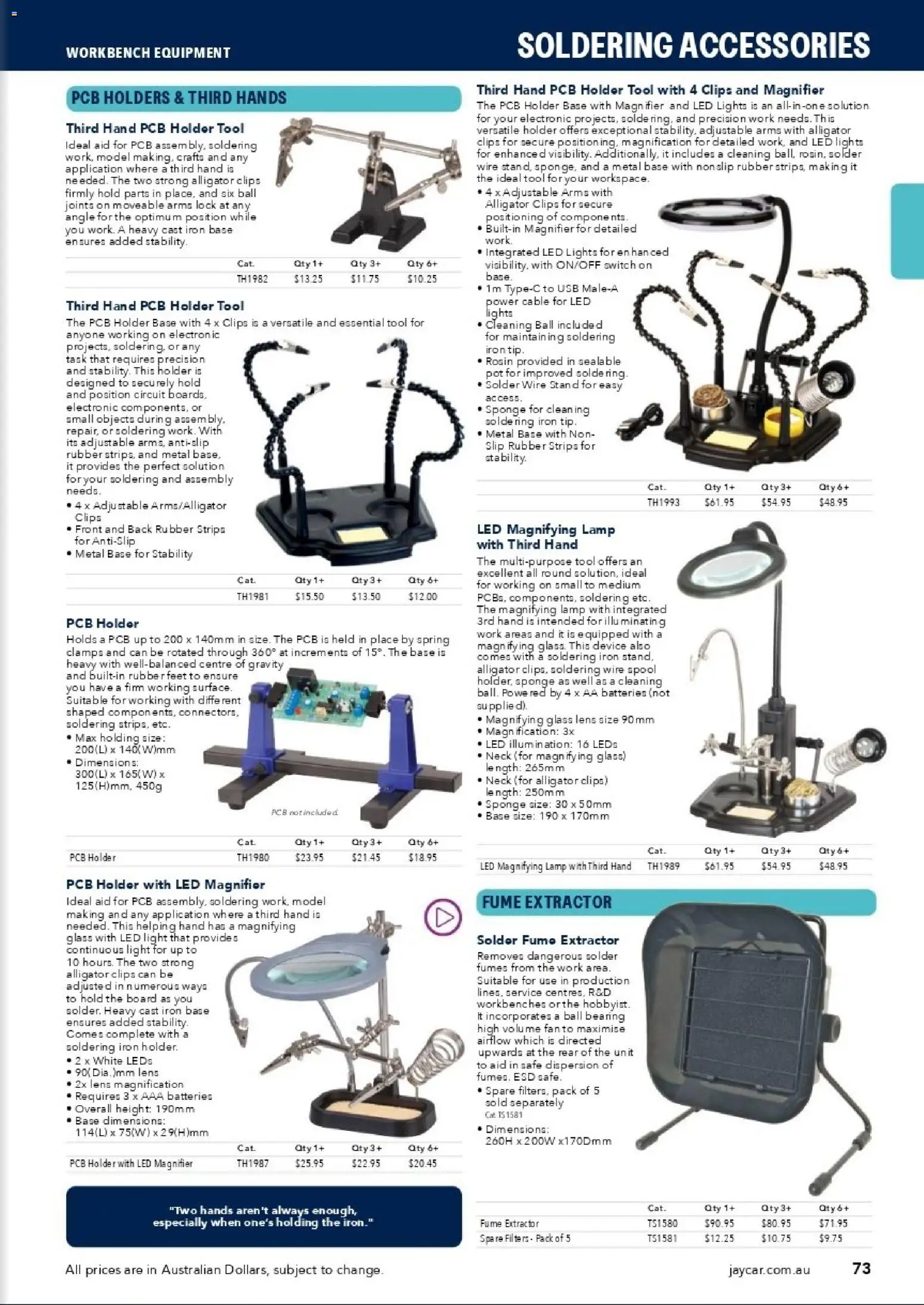 Jaycar catalogue - valid from 31/08/2026 | Page: 71 | Products: Light, Accessories, Safe, Iron