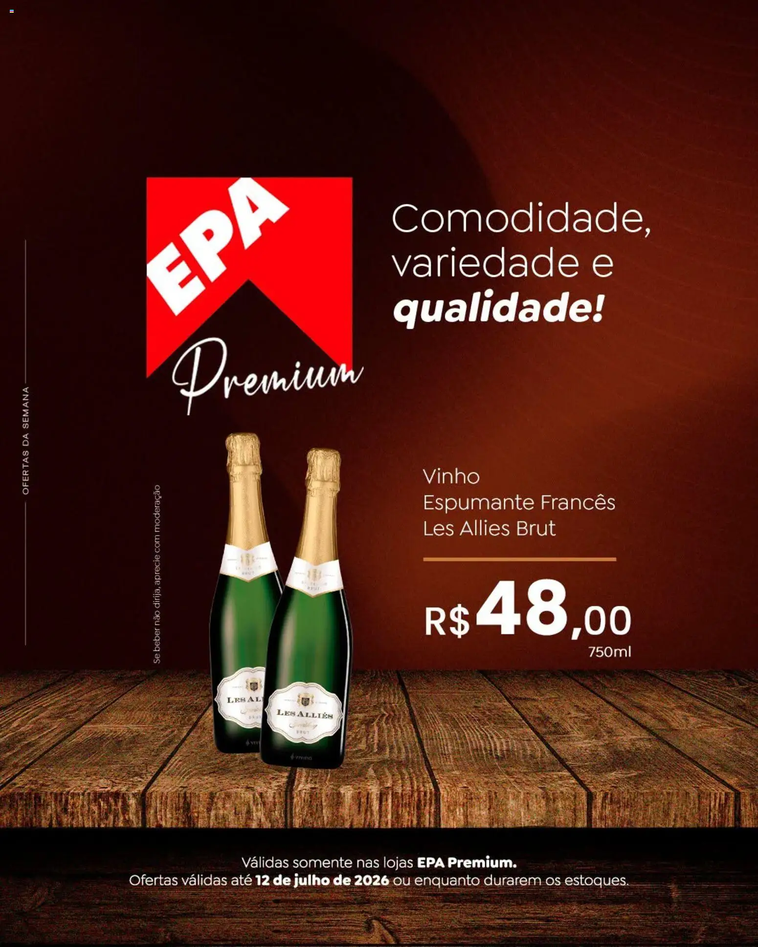 EPA Folheto - válido de 06/07/2026 | Página: 1 | Produtos: Espumante, Vinho