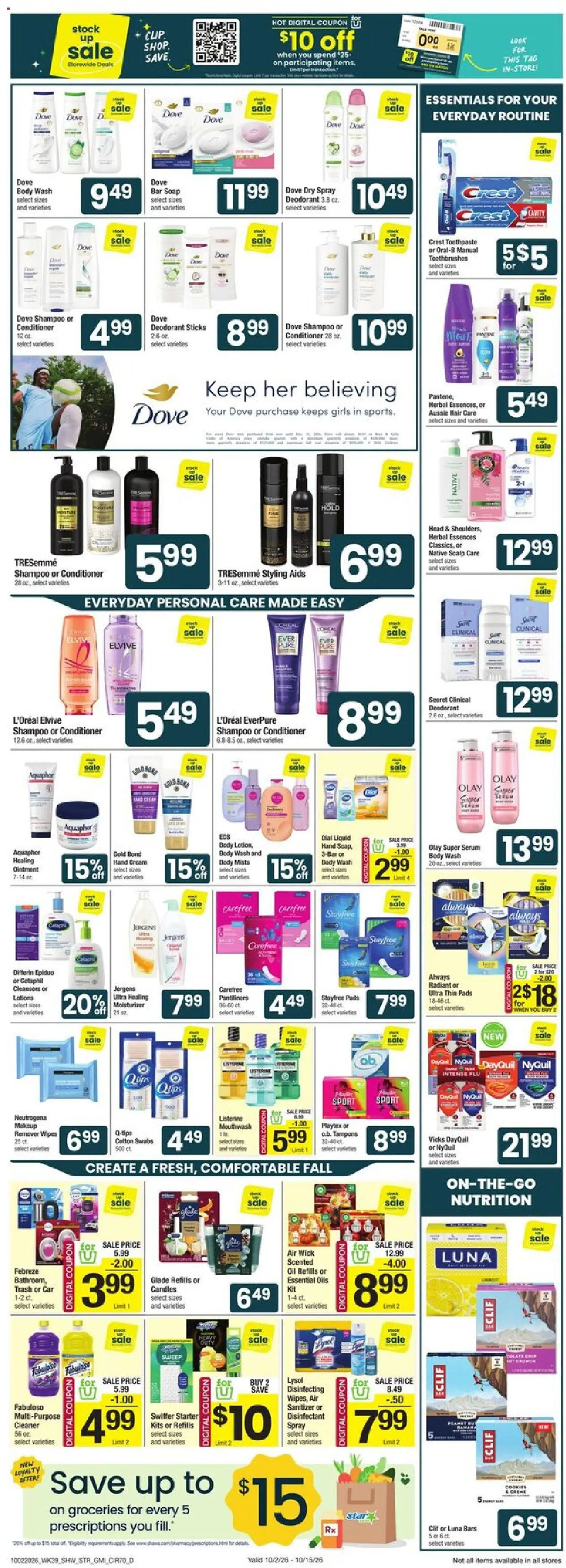 Star Market Gramd Opening - valid from 10/02/2026 | Page: 7 | Products: Deodorant, Toothpaste, Pads, Body Wash