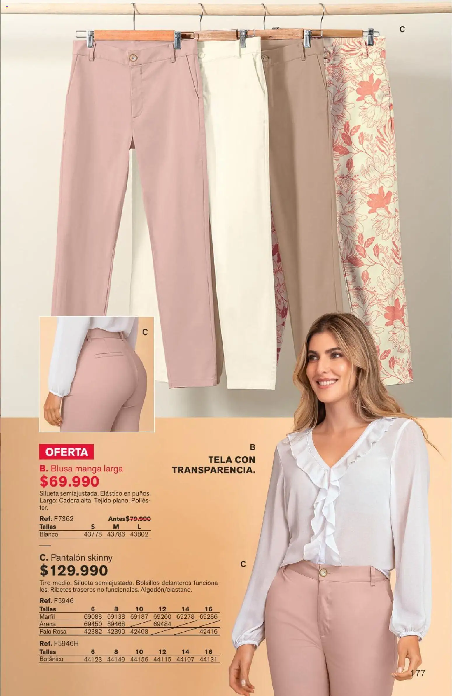 Leonisa revista - valida desde el 04/08/2026 | Página: 177 | Productos: Bolsillos, Blusa