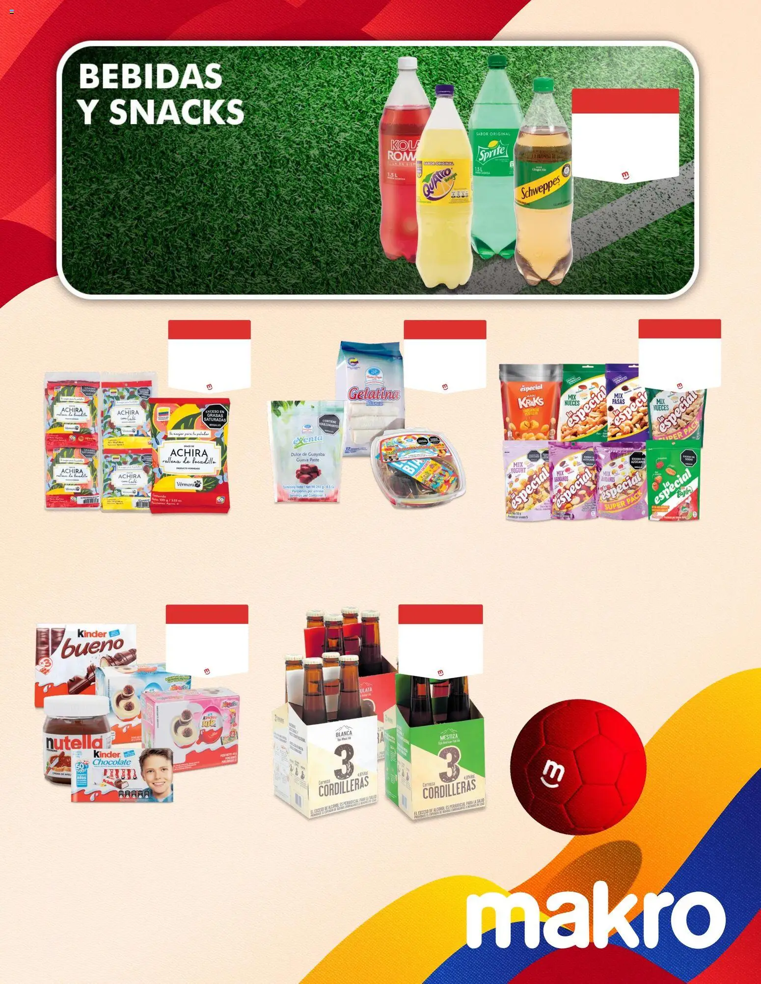 Makro revista - valida desde el 03/07/2026 | Página: 18 | Productos: Gelatina, Yogurt, Chocolate, Cerveza