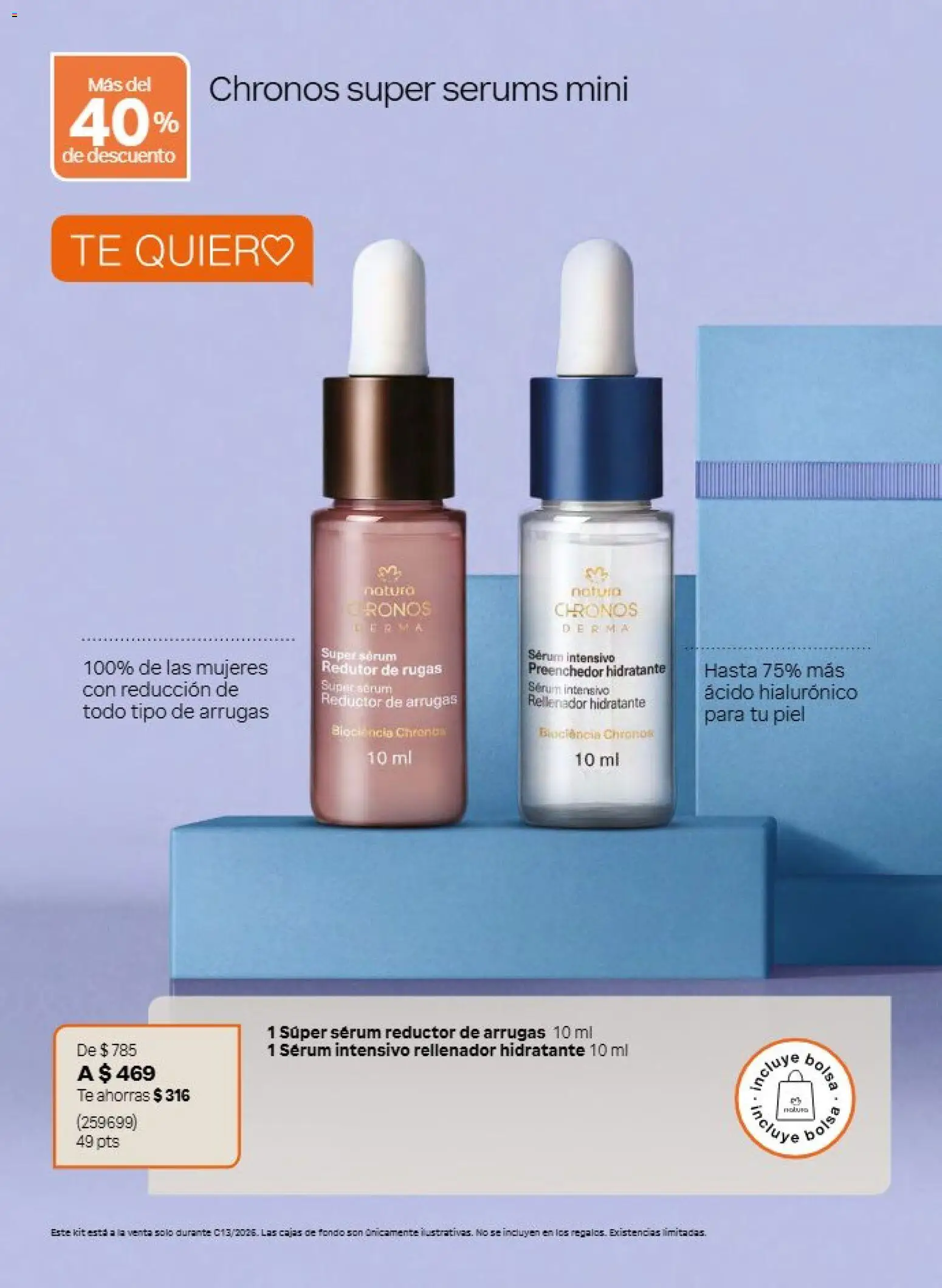 Nuevas ofertas de Natura válidas en toda la República Mexicana desde el 21/08/2026. ¡Encuentra las mejores ofertas en Natura campaña 13 2026! | Página: 15 | Productos: Serum, Bolsa, Té