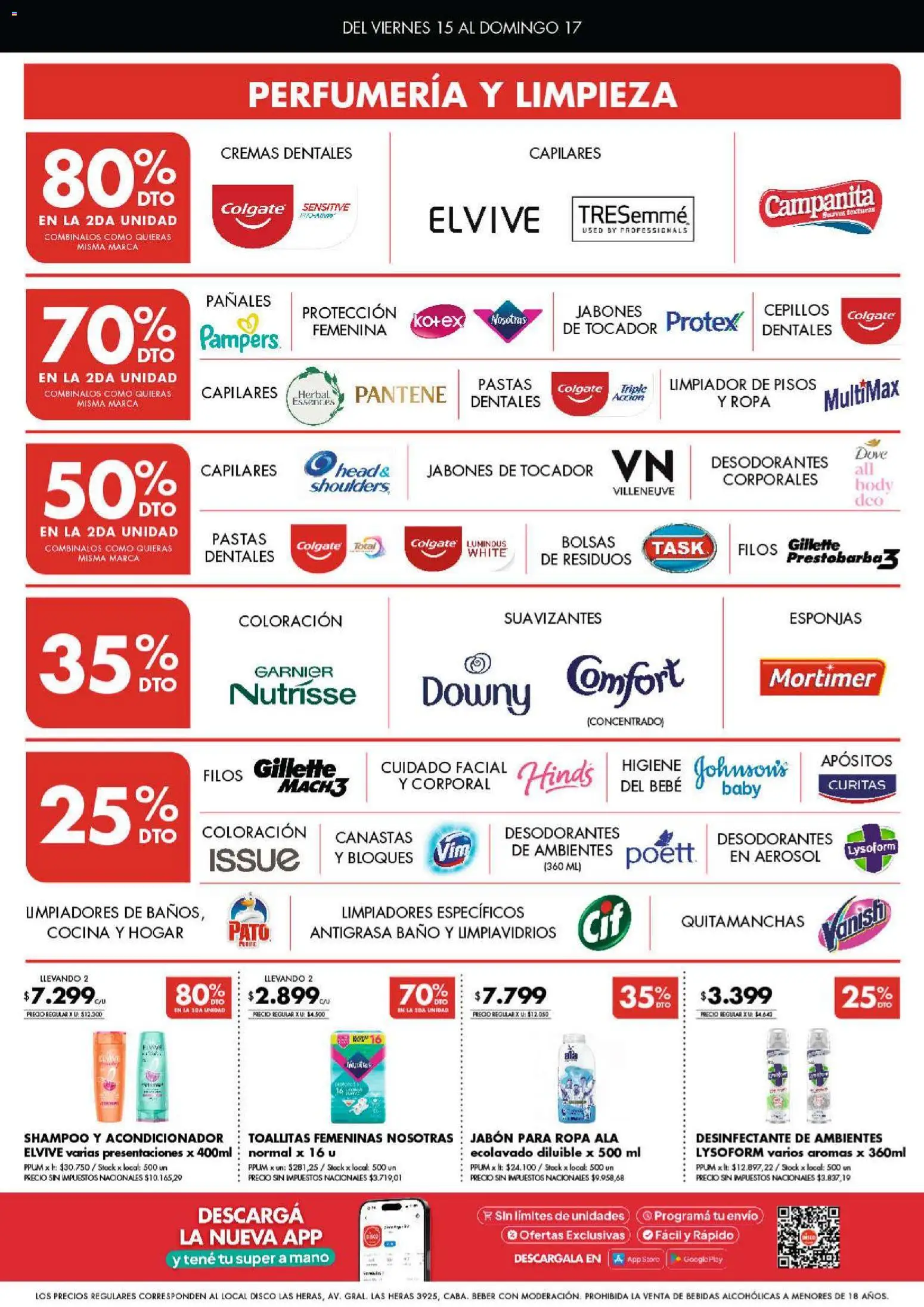 Disco - Ofertas | Córdoba │ válido desde el 14.05.2026 | Página: 6 | Productos: Body, Shampoo, Limpiador, Toallitas femeninas