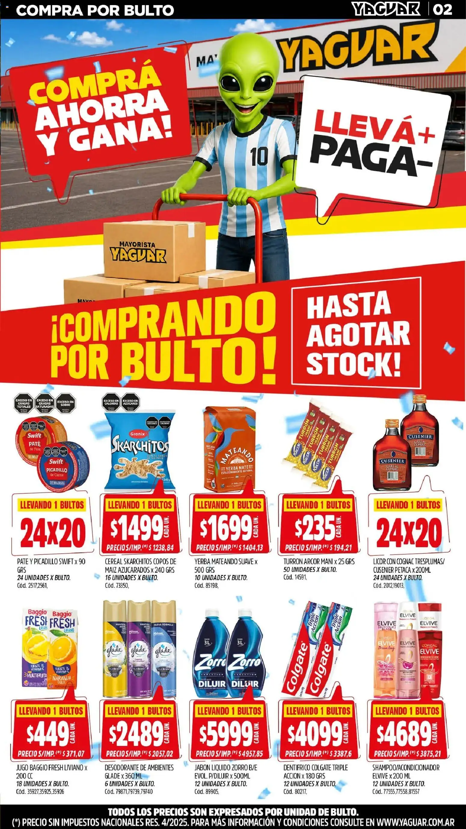 Yaguar - Oferta Semanal Salta │ válido desde el 29/06/2026 | Página: 3 | Productos: Yerba, Fuente, Paté, Turrón