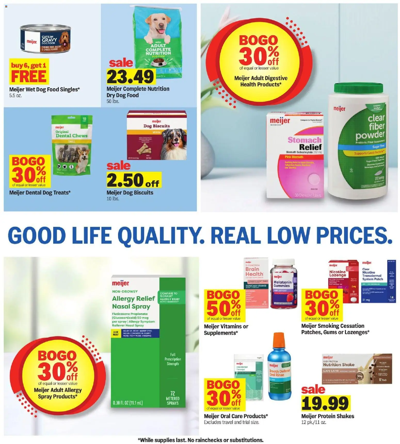 Meijer Weekly Ad - MI - valid from 08/12/2026 | Page: 18 | Products: Beverages, Powder, Protein, Sugar