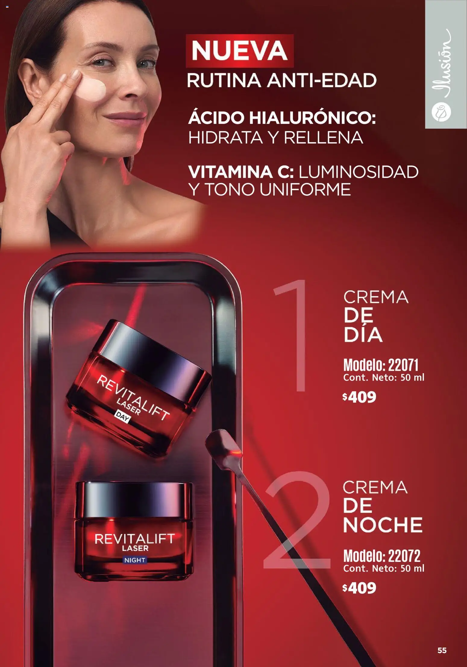 Nuevas ofertas de Ilusión válidas en toda la República Mexicana desde el 01/09/2026. ¡Encuentra las mejores ofertas en Ilusión catálogo Marcas Amigas! | Página: 57 | Productos: Crema