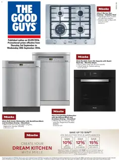 Preview of The Good Guys Miele - valid from 03/09/2026