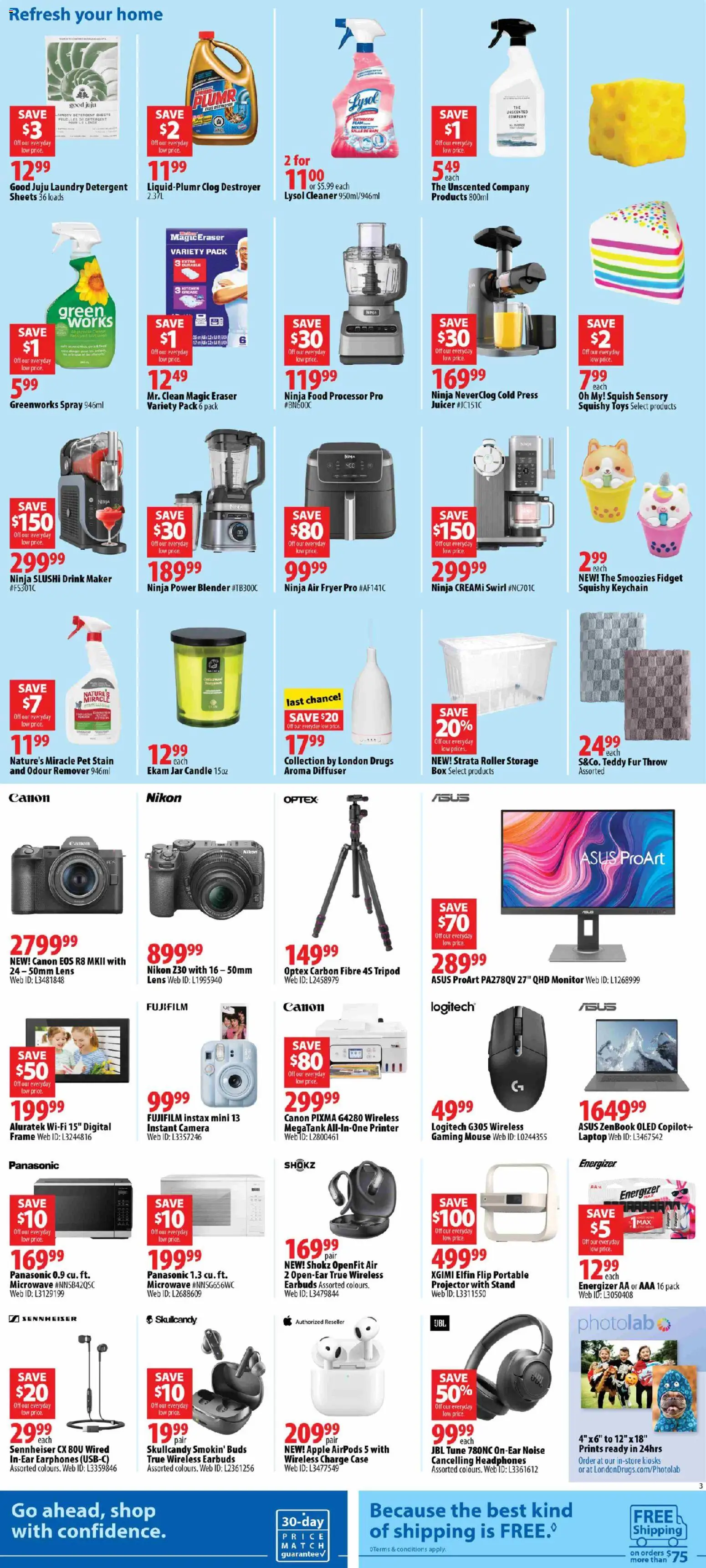London Drugs flyer valid from Oct 30, 2026 | Page: 3
