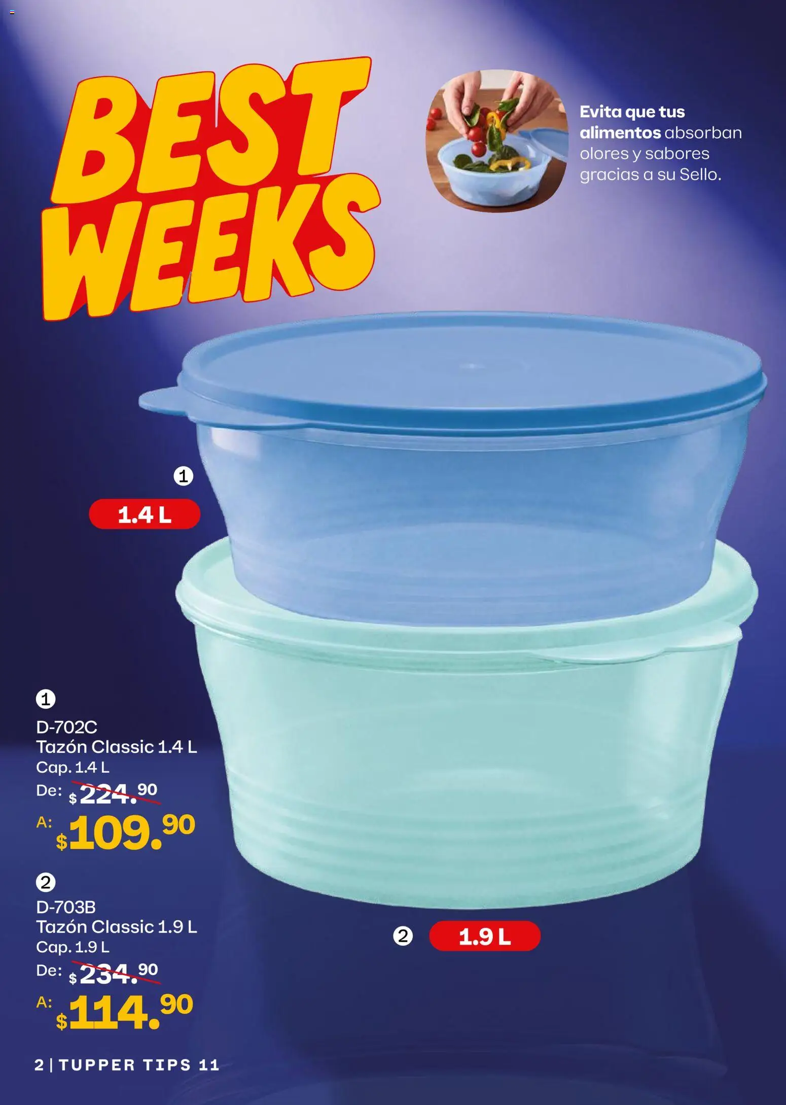 Nuevas ofertas de Tupperware válidas en toda la República Mexicana desde el 05/10/2026. ¡Encuentra las mejores ofertas en Tupperware catálogo! | Página: 2