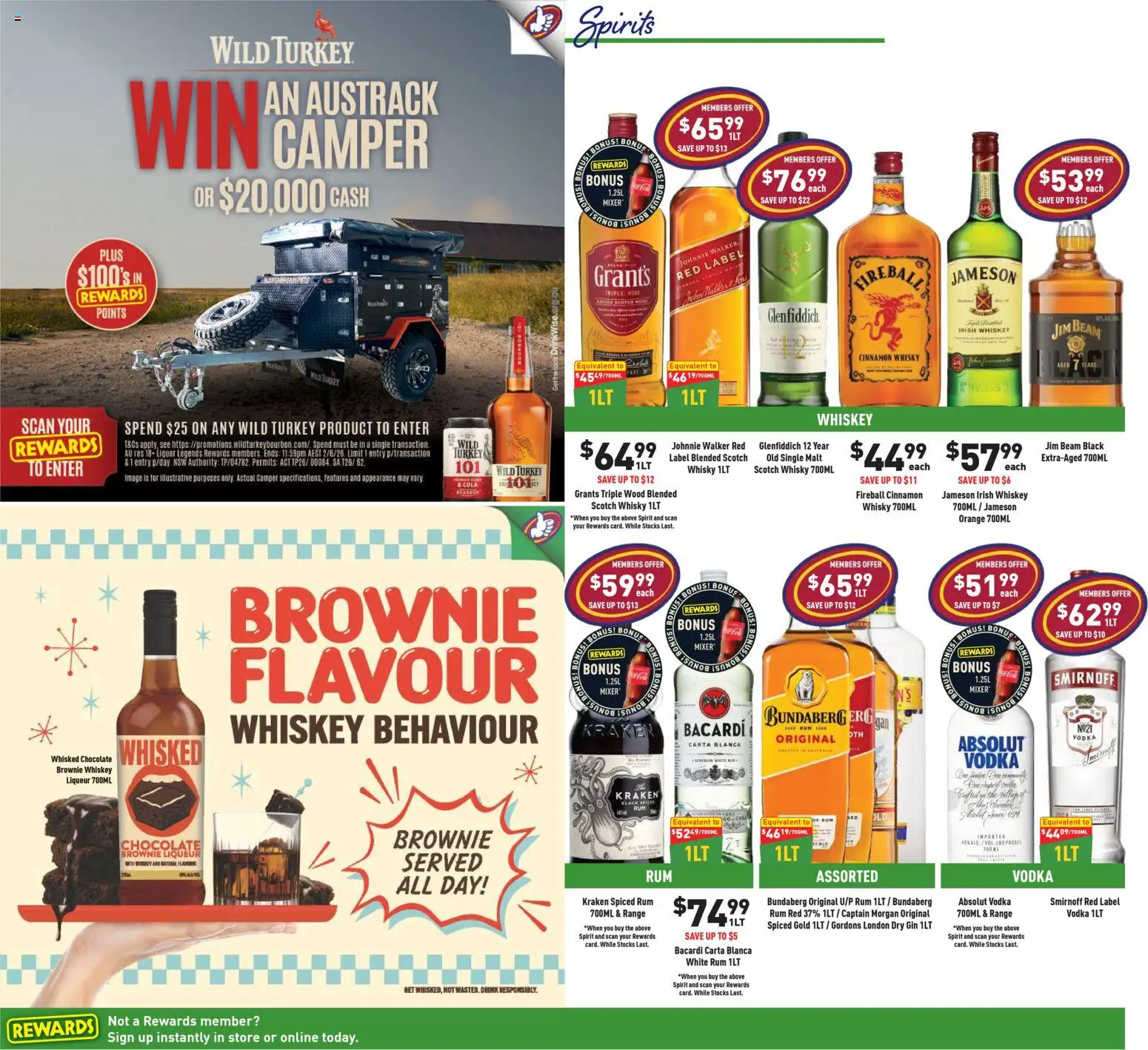 Liquor Legends catalogue - valid from 25.03.2026 | Page: 4 | Products: Vodka, Whiskey, Rum, Turkey
