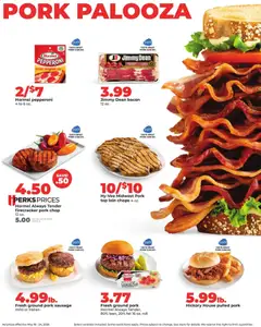 Preview of HyVee weekly ads valid from 18.05.2026 | Page: 18 | Products: Pork, Sausage