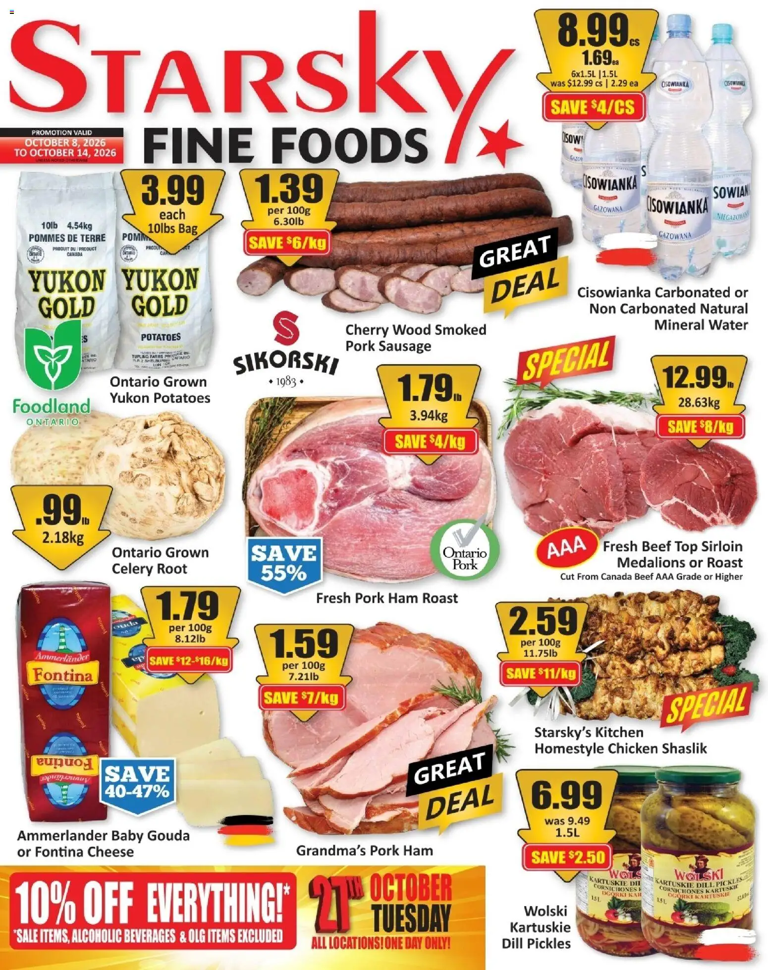 Starsky Thursday, October 8 Top Hampers