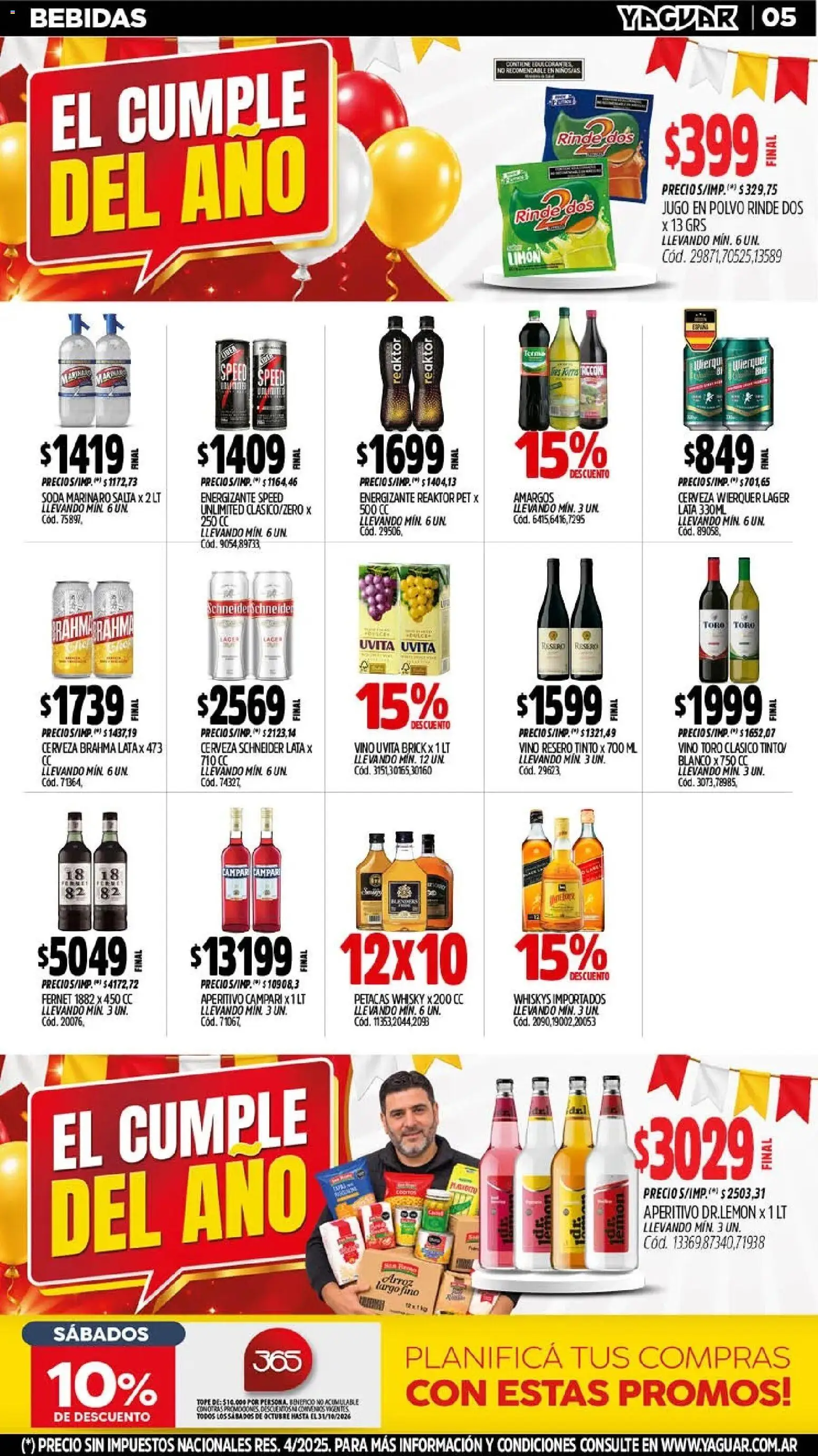 Yaguar - Oferta Semanal Salta │ válido desde el 05/10/2026 | Página: 4