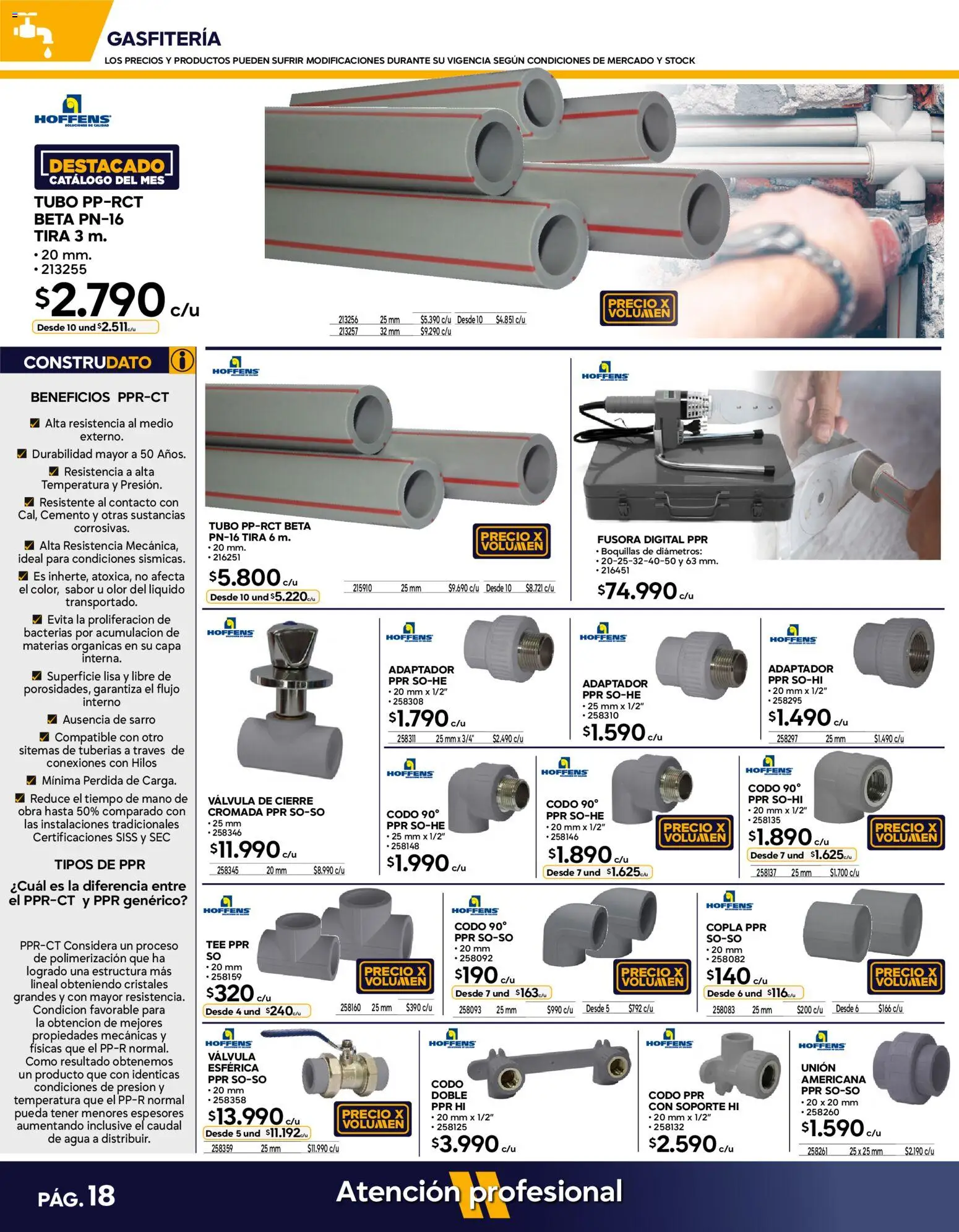 Construmart Ofertas │ válido desde el 01.06.2026 | Página: 18 | Productos: Agua, Adaptador