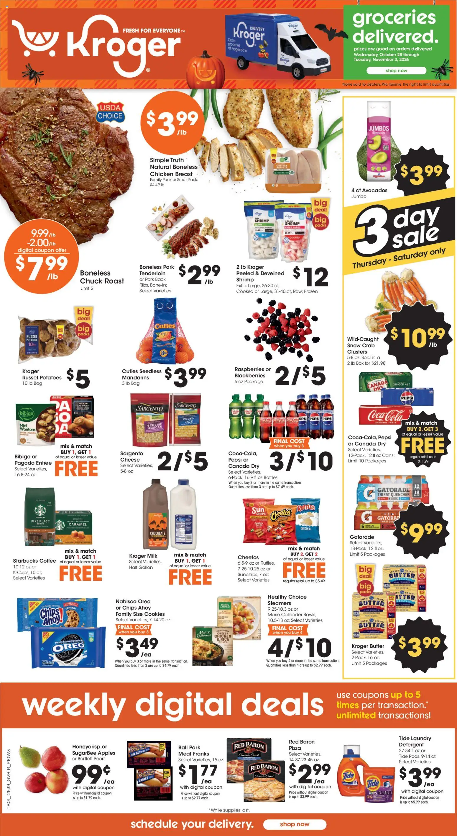 Kroger Ad - valid from 10/28/2026 | Page: 1