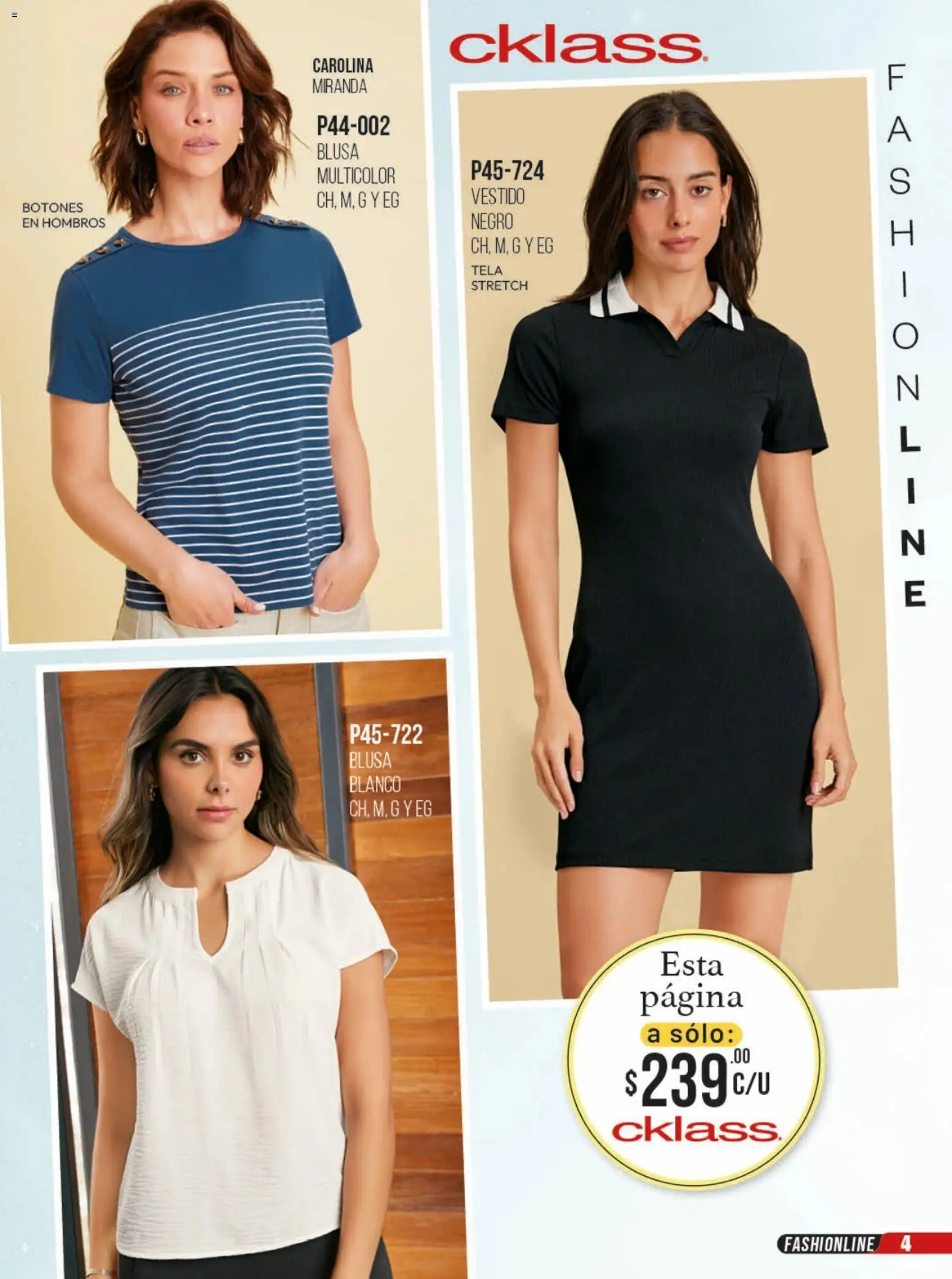 Nuevas ofertas de Cklass válidas en toda la República Mexicana desde el 23/06/2026. ¡Encuentra las mejores ofertas en Cklass catálogo Rebajas sobre rebajas ropa! | Página: 5 | Productos: Blusa, Vestido