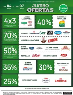 Vista previa Jumbo ofertas válido desde el 01.05.2026 | Página: 2 | Productos: Teléfono, Semillas, Leche, Pan