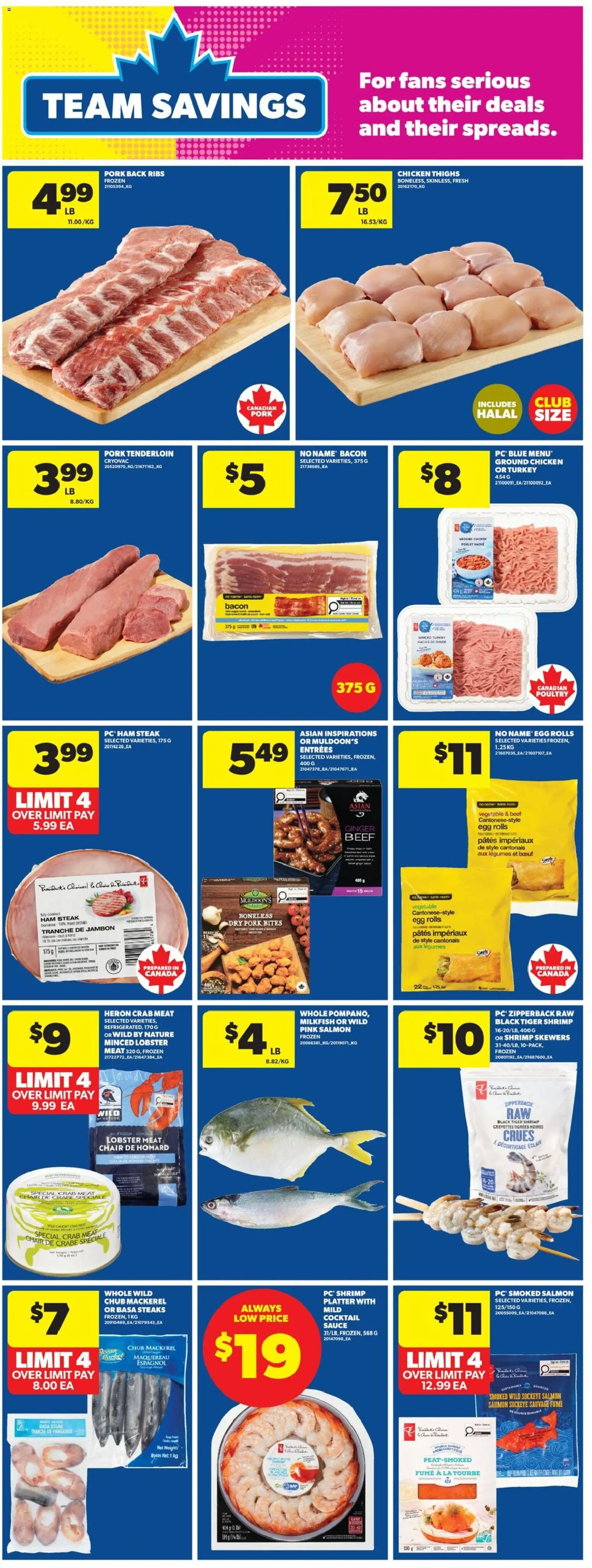 Real Canadian Superstore flyer valid from 14.05.2026 | Page: 17 | Products: Beef, Turkey, Chair, Ham