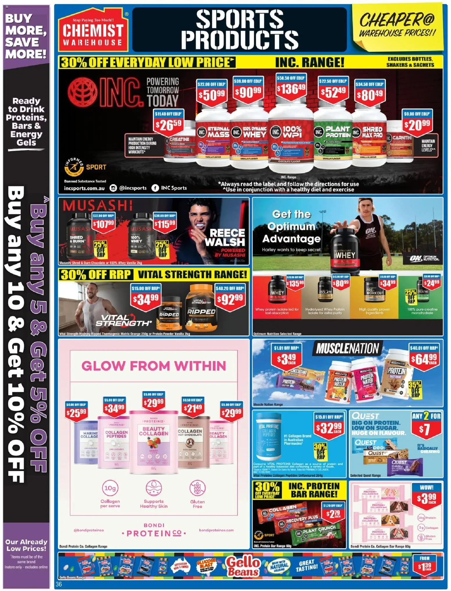 Chemist Warehouse catalogue - valid from 23.04.2026 | Page: 36 | Products: Cocoa, Plant, Chocolate, Water