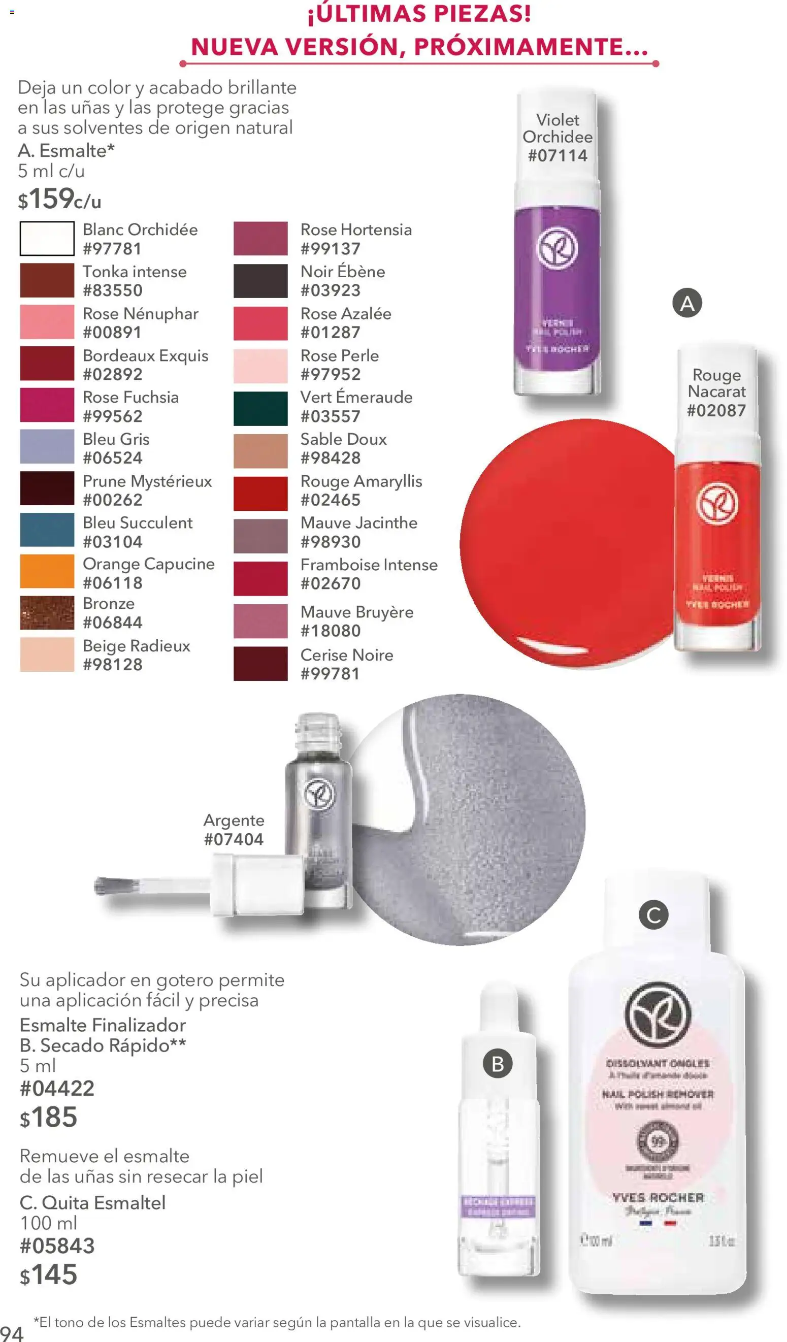 Nuevas ofertas de Yves Rocher válidas en toda la República Mexicana desde el 06/10/2026. ¡Encuentra las mejores ofertas en Yves Rocher campaña 14 2026! | Página: 96