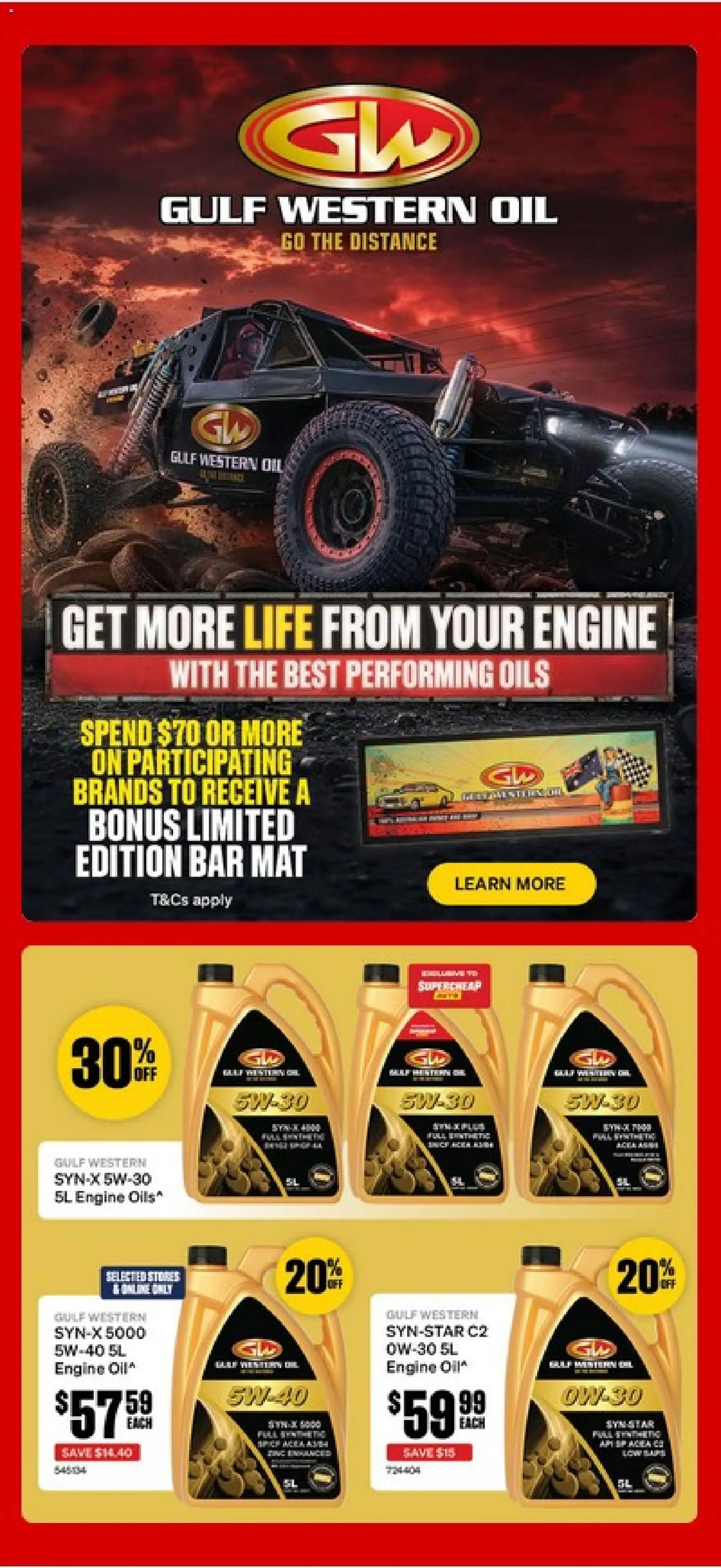Supercheap Auto catalogue - valid from 08/09/2026 | Page: 3 | Products: Oil
