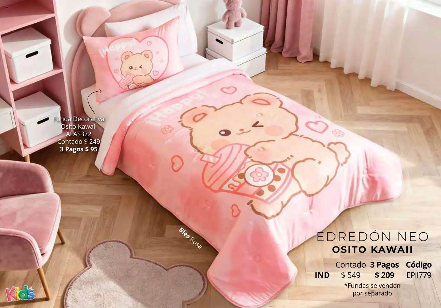 Nuevas ofertas de Colchas Concord válidas en toda la República Mexicana desde el 01.05.2026. ¡Encuentra las mejores ofertas en Colchas Concord catálogo Kids! | Página: 22 | Productos: Funda