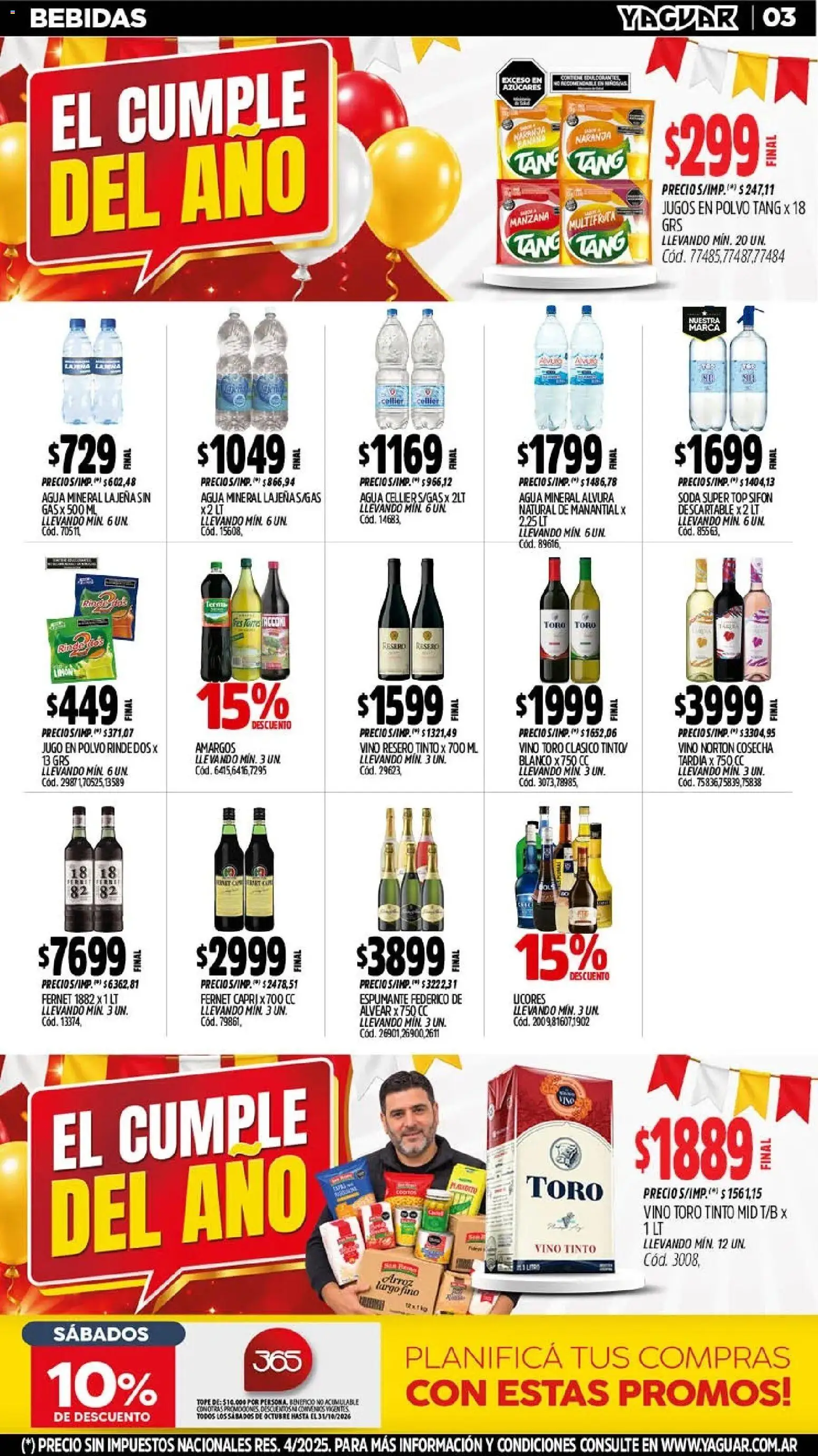 Yaguar - Oferta Semanal Neuquen │ válido desde el 19/10/2026 | Página: 4