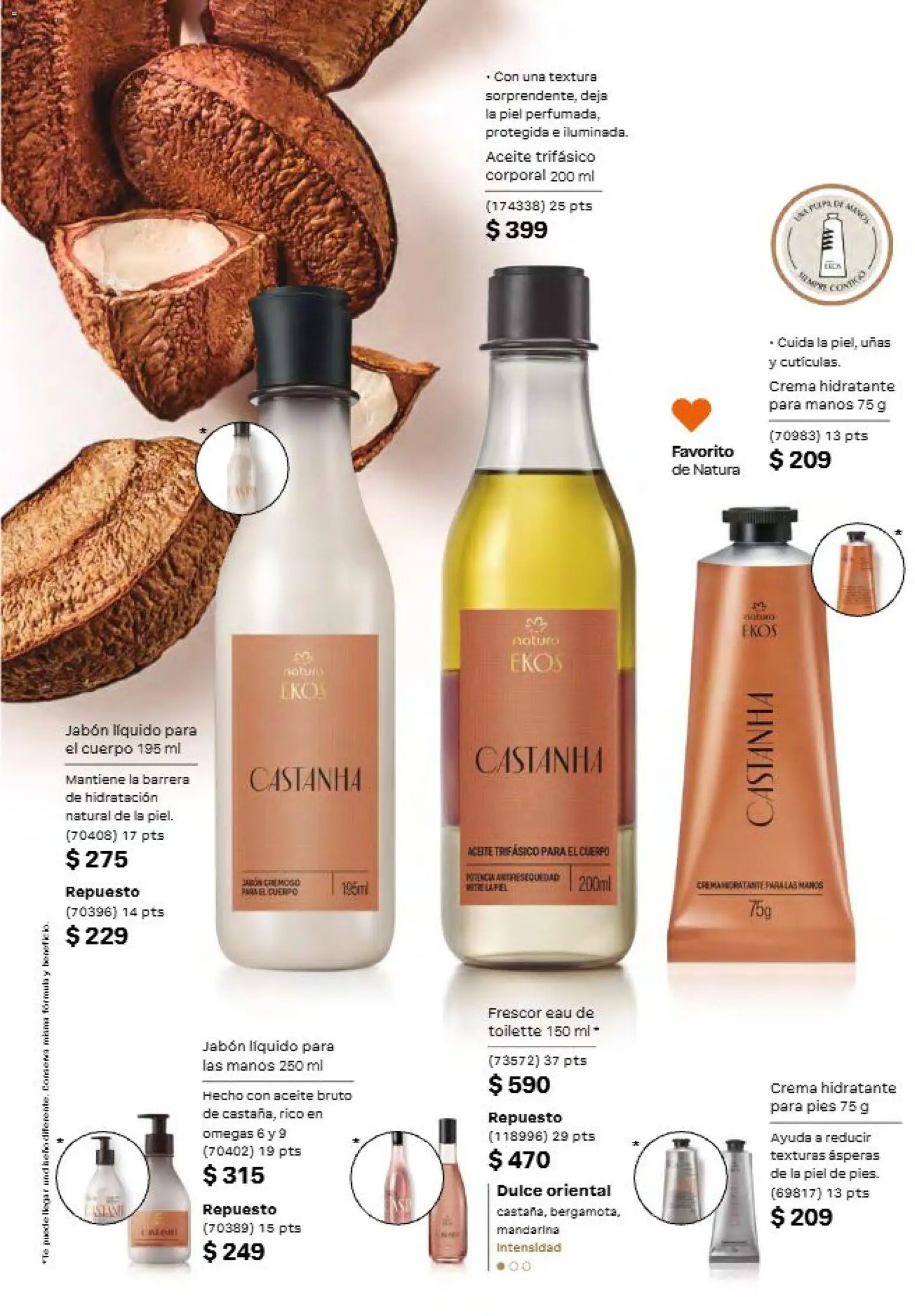 Nuevas ofertas de Natura válidas en toda la República Mexicana desde el 11/09/2026. ¡Encuentra las mejores ofertas en Natura campaña 14 2026! | Página: 100 | Productos: Jabón líquido, Crema, Dulce, Té