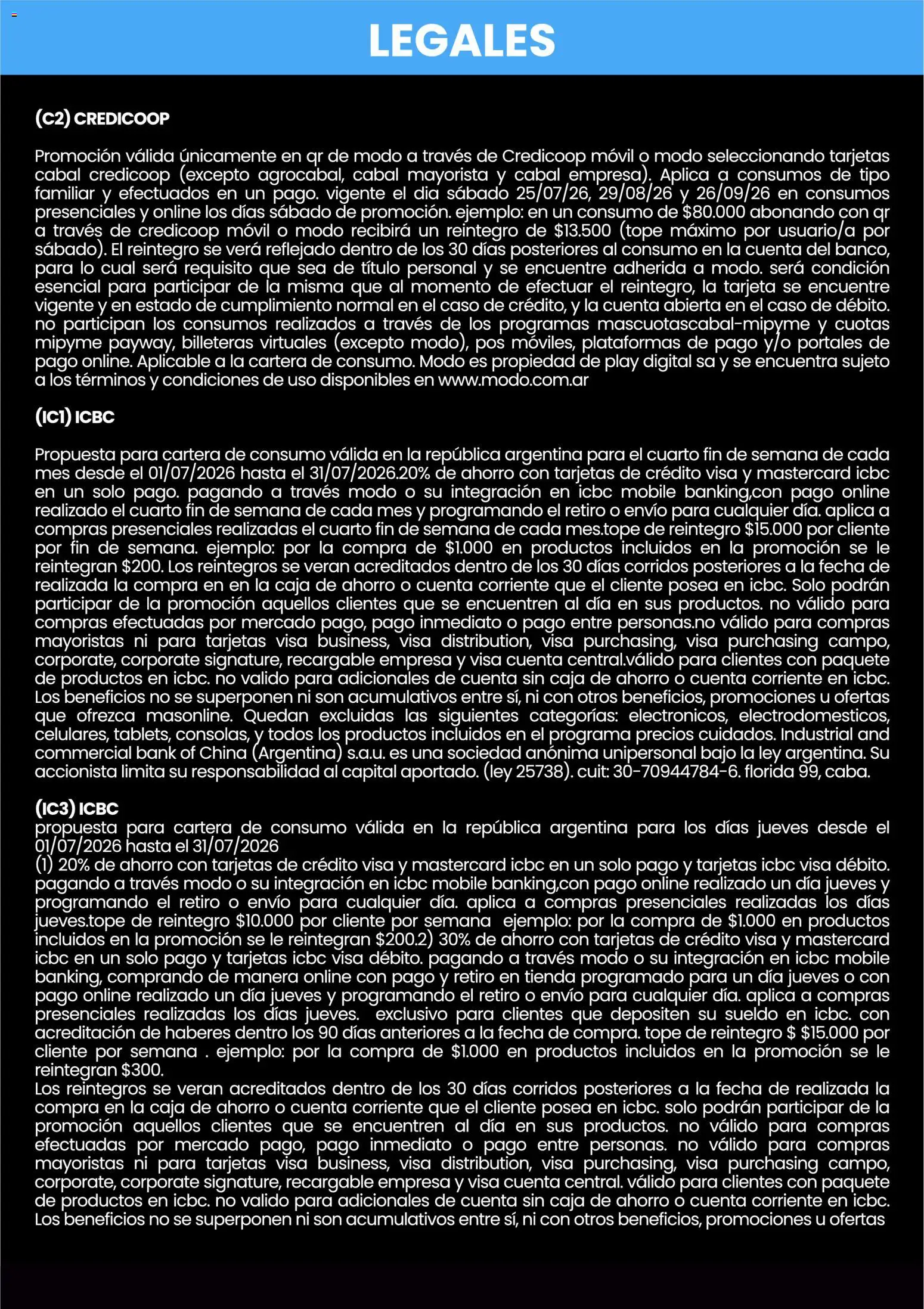 Changomas ofertas │ válido desde el 01/07/2026 | Página: 9