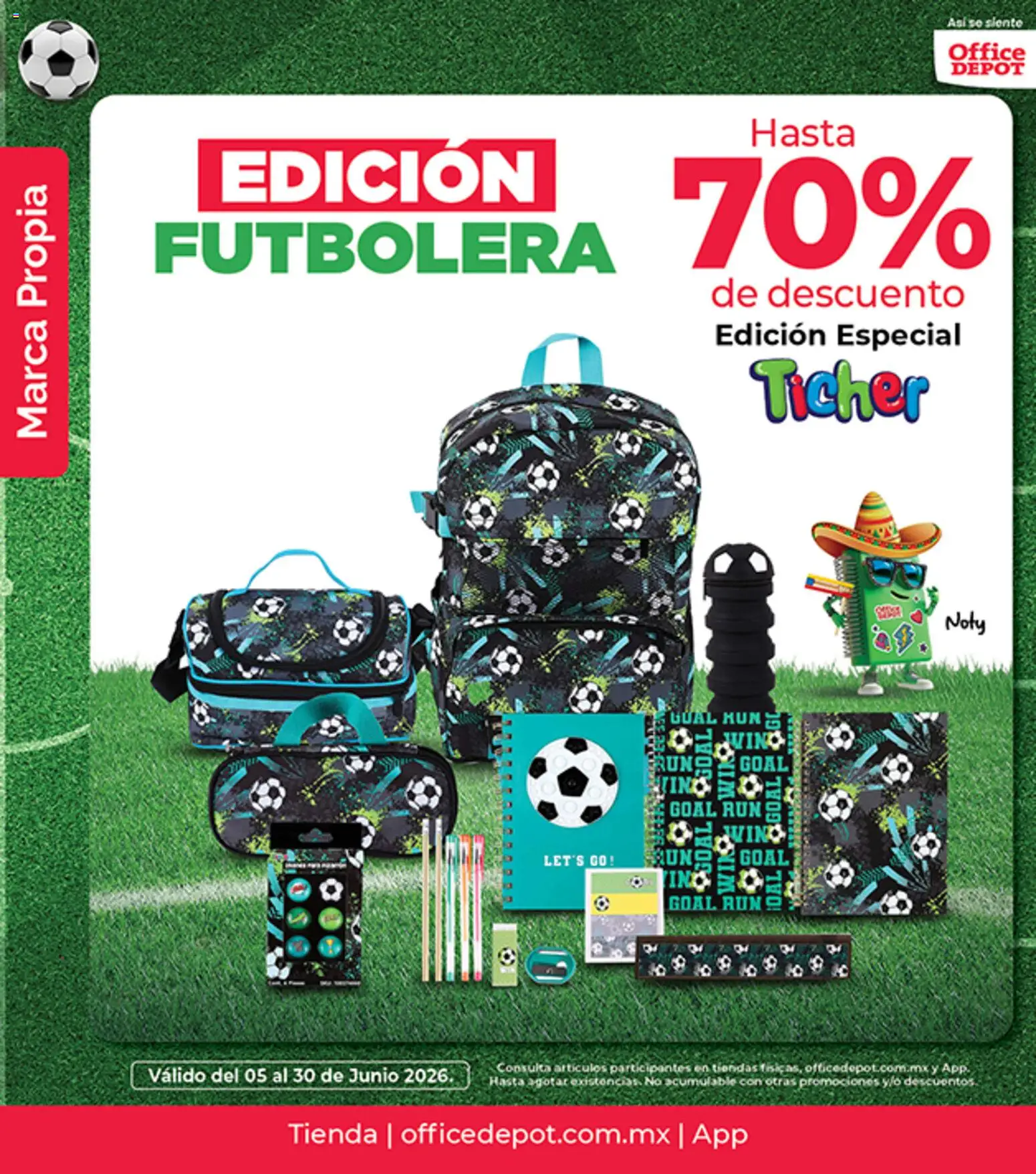 Nuevas ofertas de Office Depot válidas en toda la República Mexicana desde el 01.06.2026. ¡Encuentra las mejores ofertas en Office Depot catálogo! | Página: 10