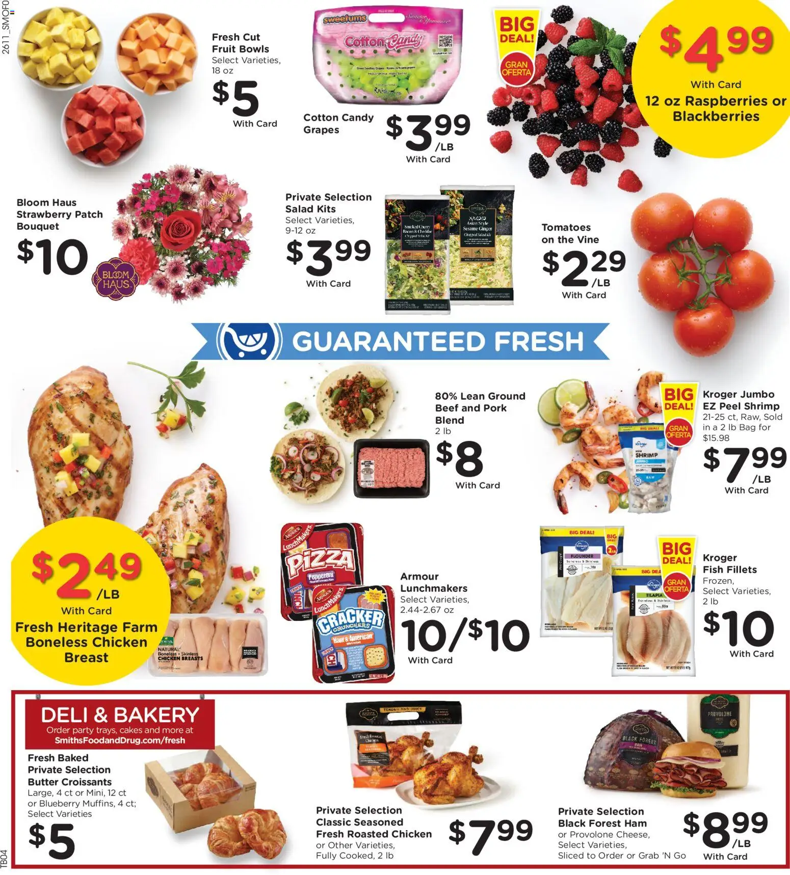 Smith's Weekly Ad - valid from 15.04.2026 | Page: 10 | Products: Bakery, Butter, Ham, Croissants