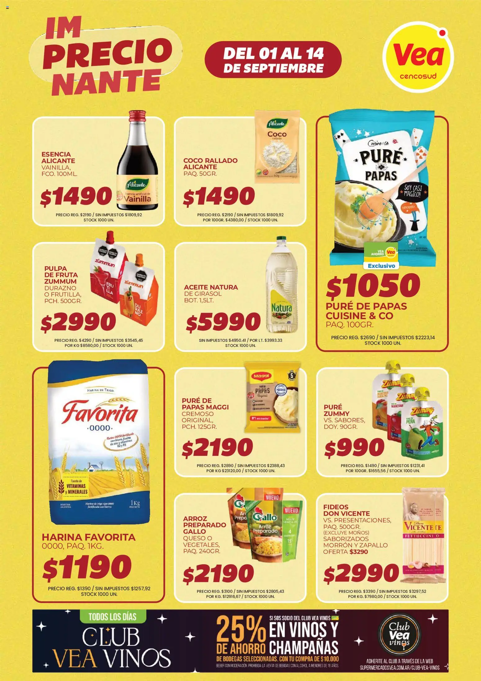Vea - Ofertas │ válido desde el 01/09/2026 | Página: 5 | Productos: Coco, Papas, Manzana, Alcohol