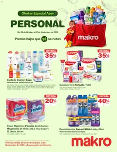 Makro catálogo Ofertas Especial Aseo -  Vista previa de la revista de la tienda Makro valido desde el 30/10/2026